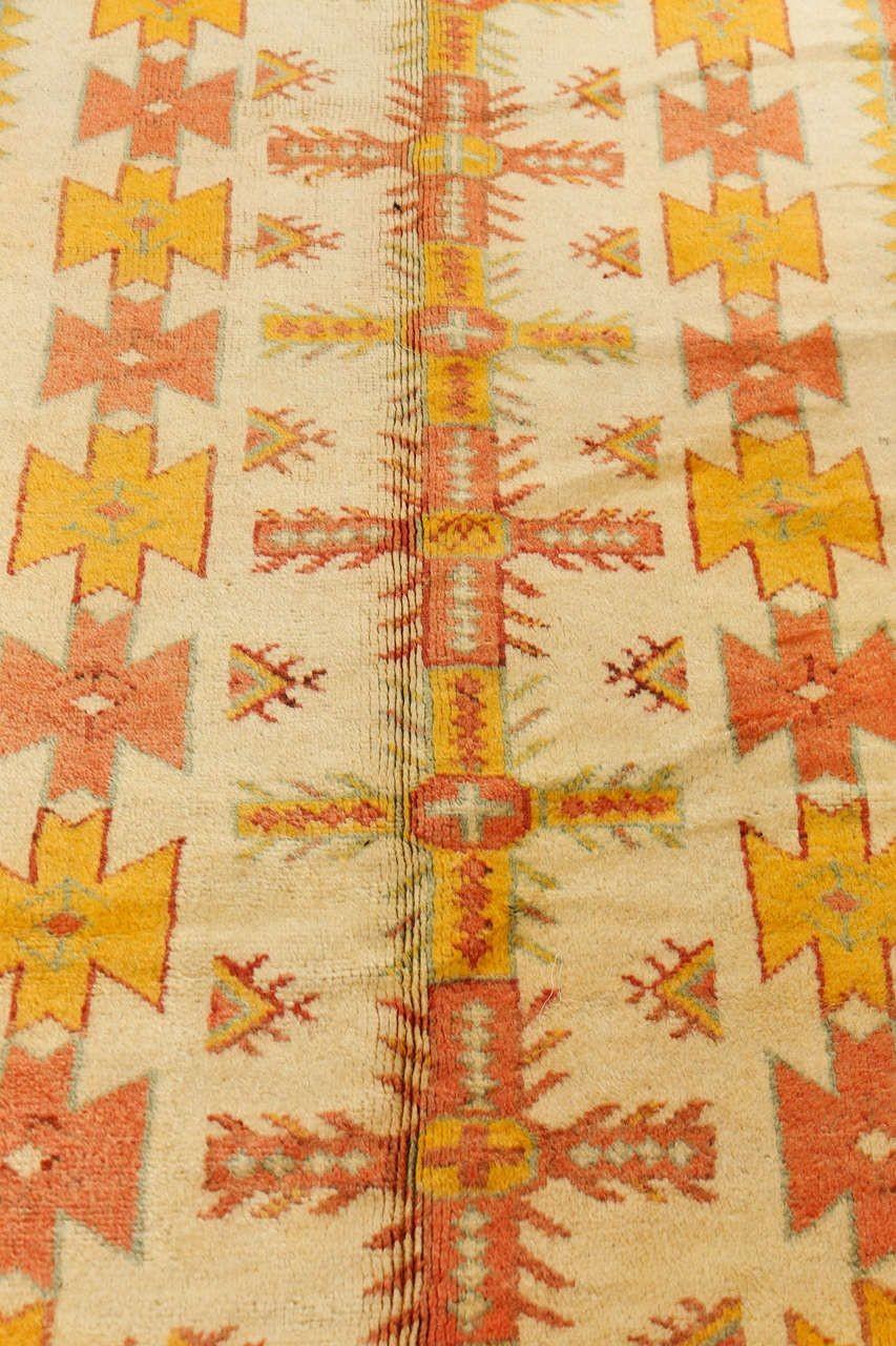 Tappeto Beni MGuild vintage arancione marocchino anni '60 in vendita 2