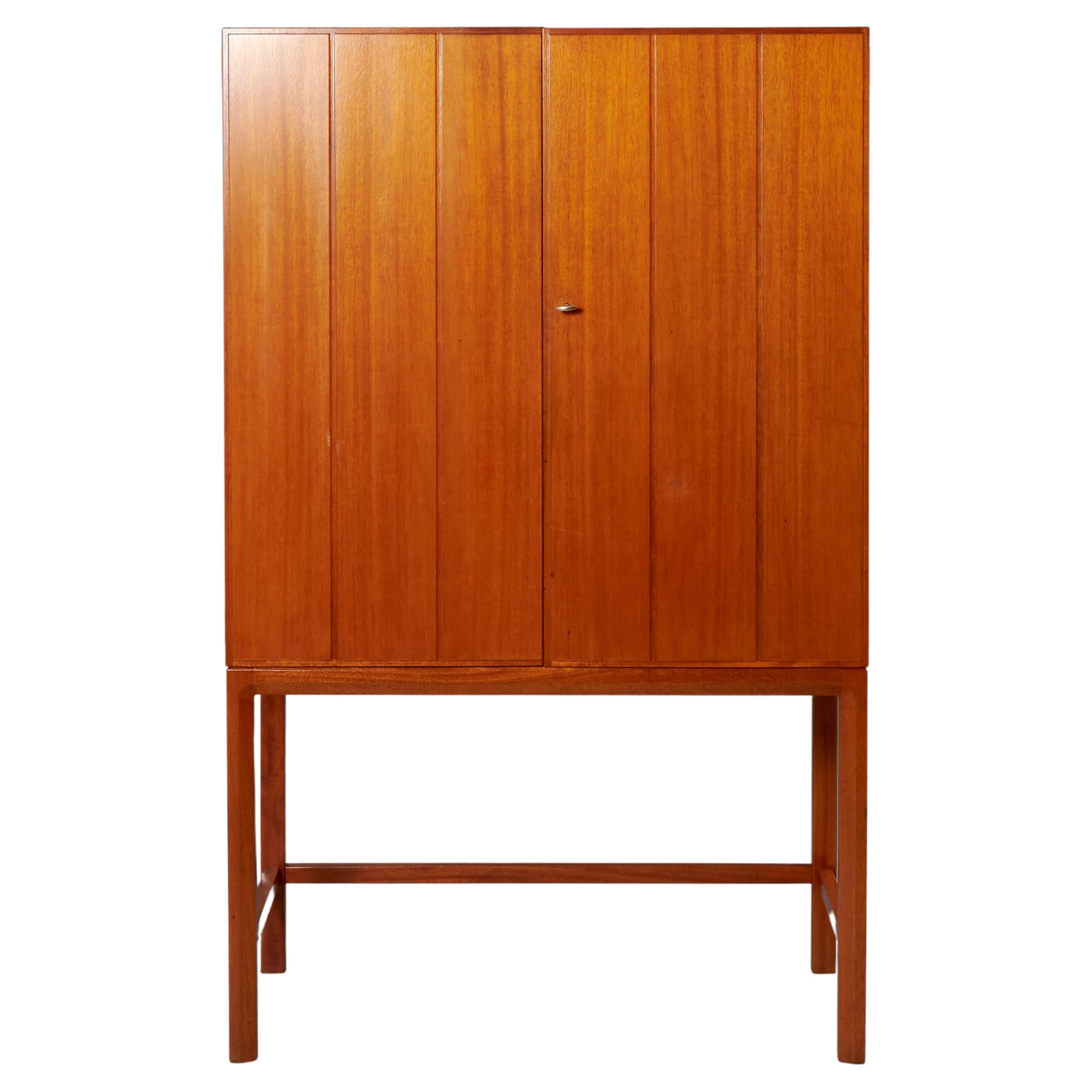 1960s Axel Larsson ‘’1-147’’ Teak and Birch Cabinet For Sale
