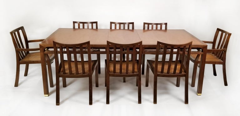 1960s Baker Far East Collection Dining Room Table And Chairs By Michael Taylor At 1stdibs