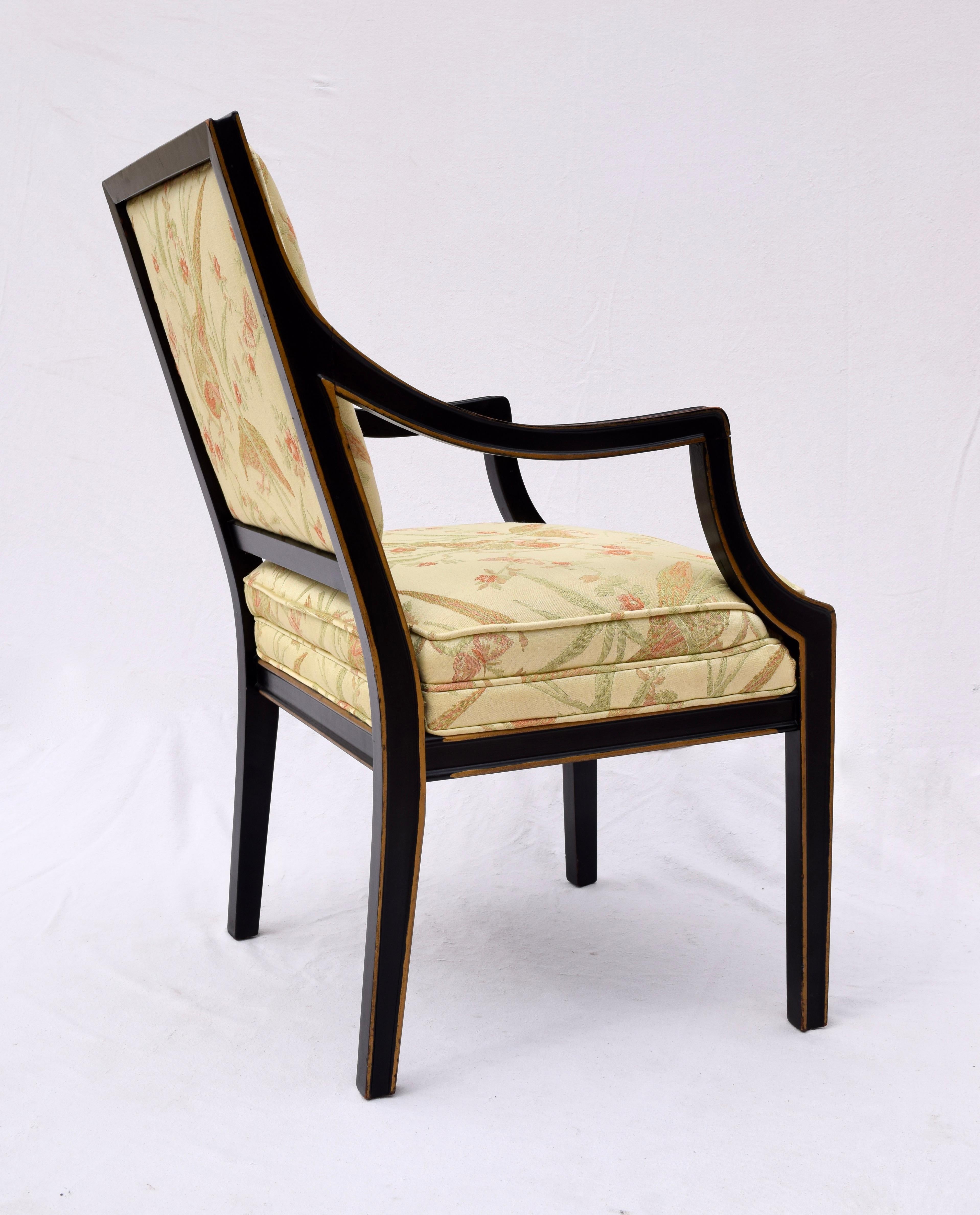 1960s Baker Furniture Upholstered Armchair 2