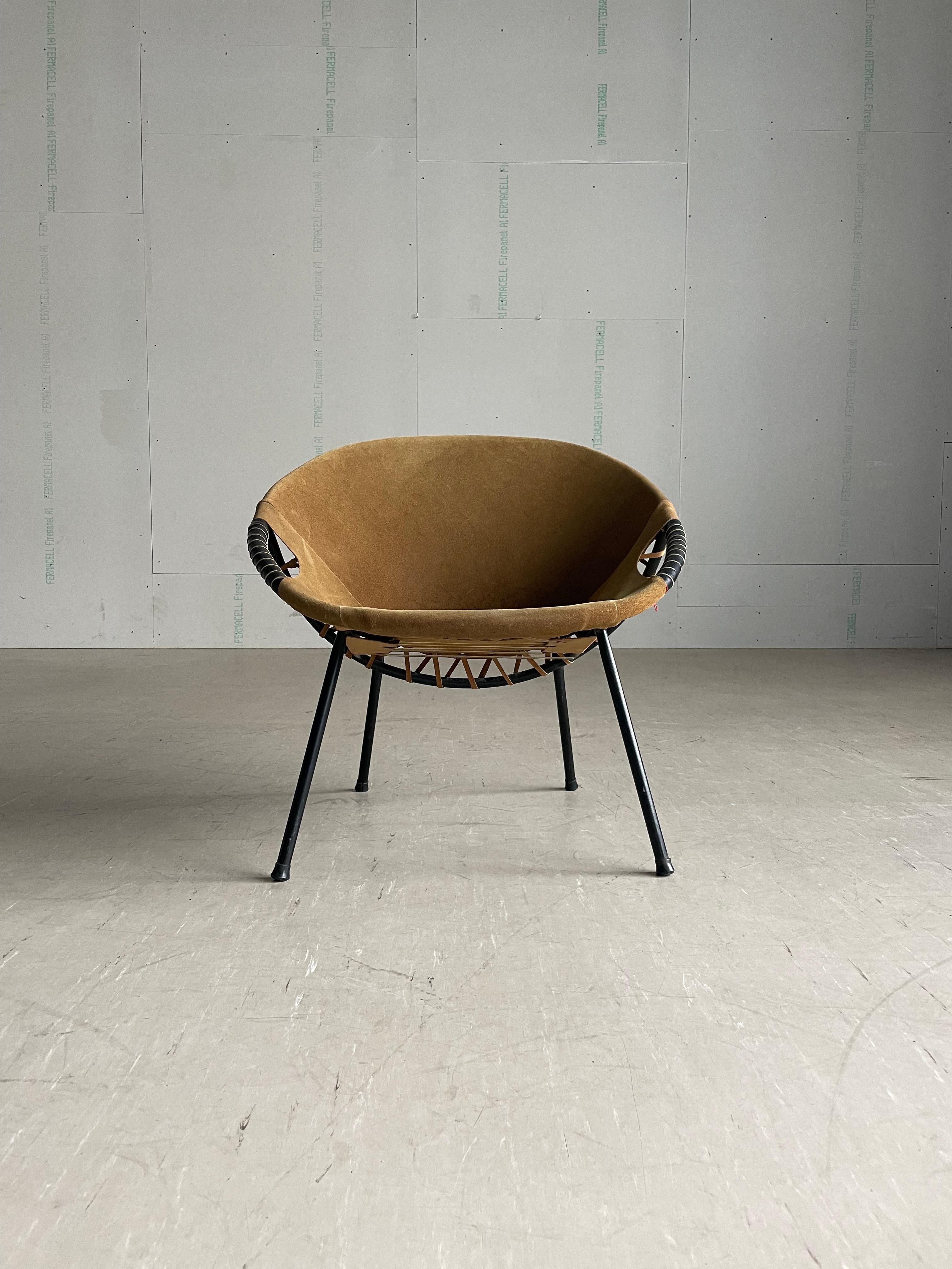 Mid-Century Modern Chaise à ballons des années 1960 - Lusch & Co, Allemagne en vente