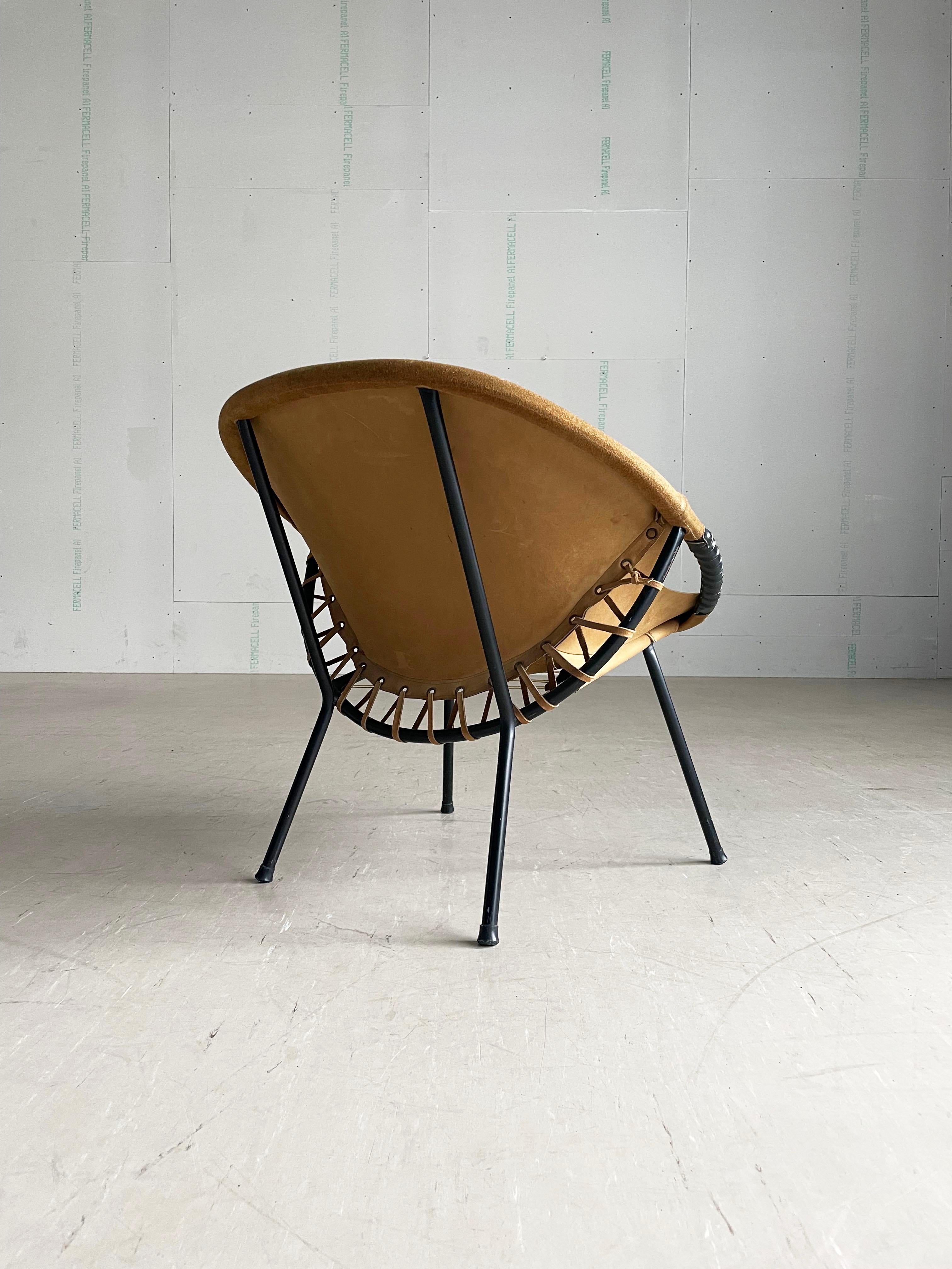 Metal 1960’s ‘Balloon Chair’ - Lusch & Co., Germany For Sale