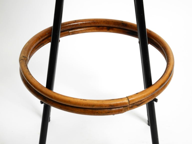 1960s bamboo bar stool by Dirk VAN SLIEDREGT for Roh Noordwolde  Netherlands at 1stDibs