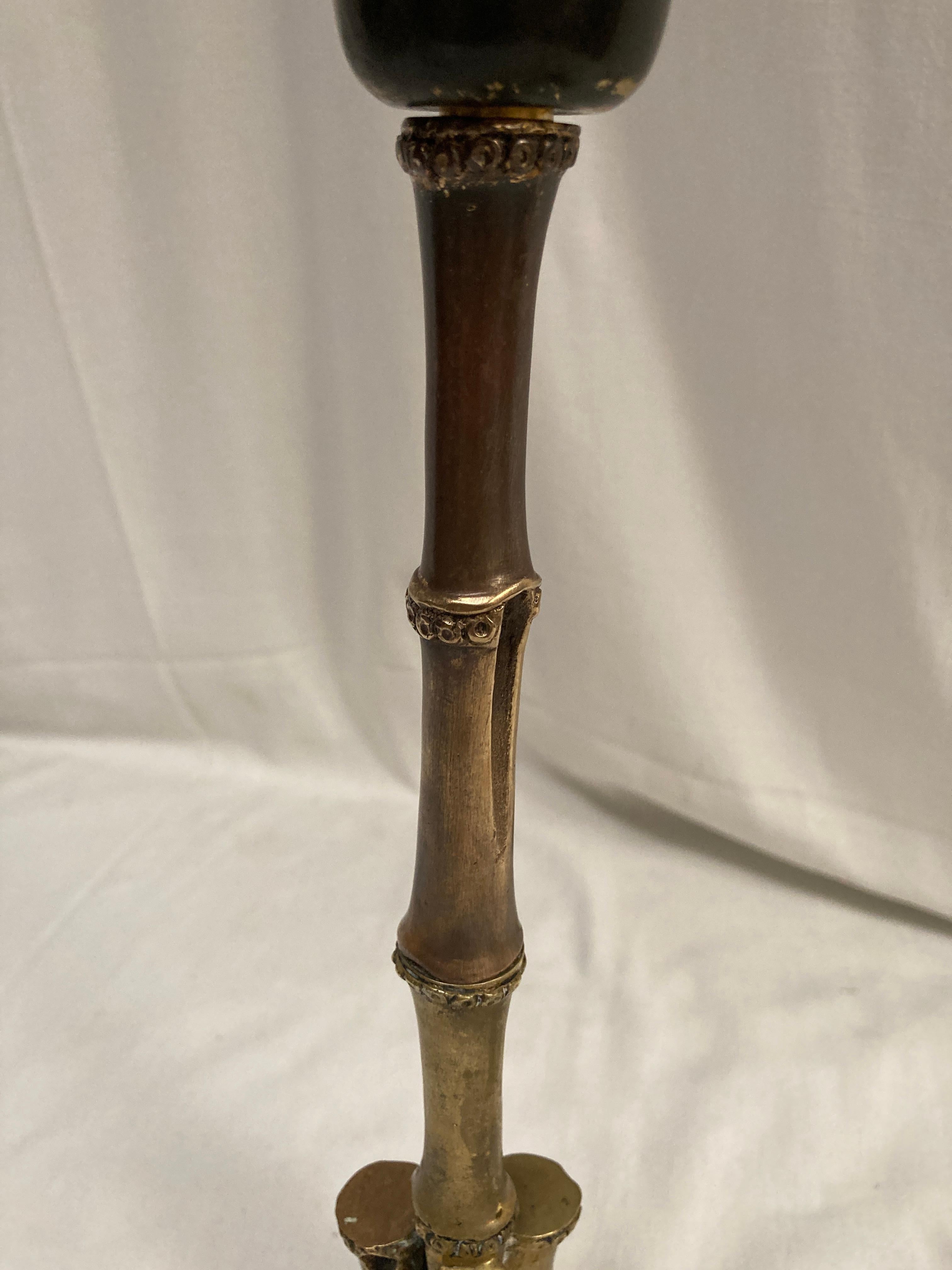 Lampe en bronze 