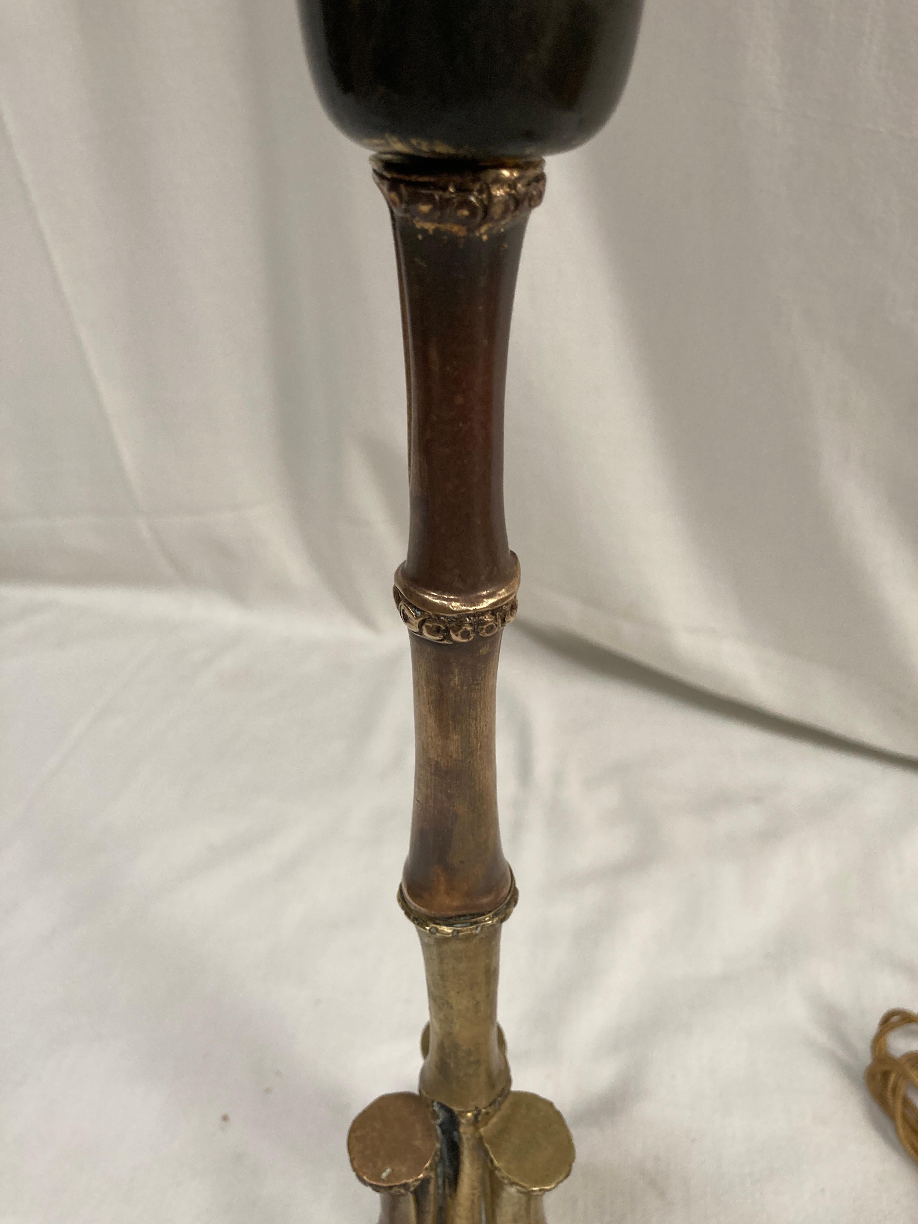 Lampe en bronze 