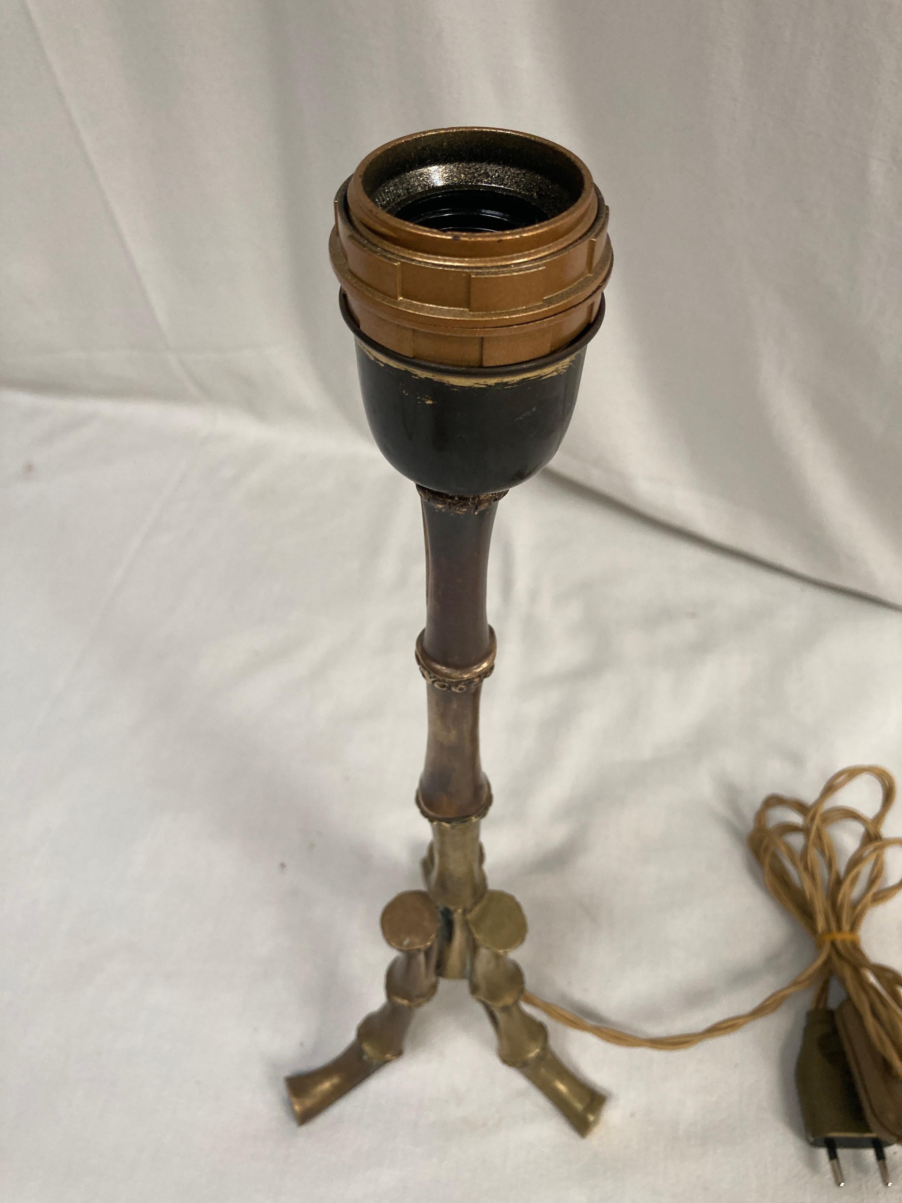 Lampe en bronze 