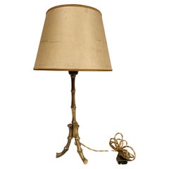 Lampe en bronze "Bamboo" de Baguès, 1960