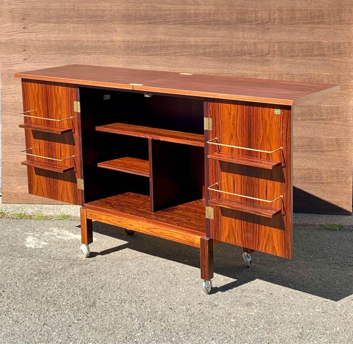 Mid-Century Modern 1960s Bar Cabinet by Torbjørn Afdal