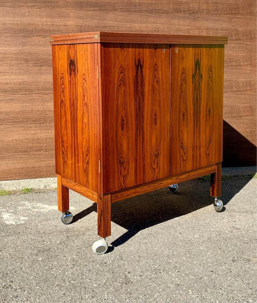 Wood 1960s Bar Cabinet by Torbjørn Afdal