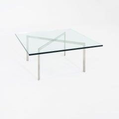 1960s Barcelona Coffee Table by Mies van der Rohe for Knoll and Gratz Industries