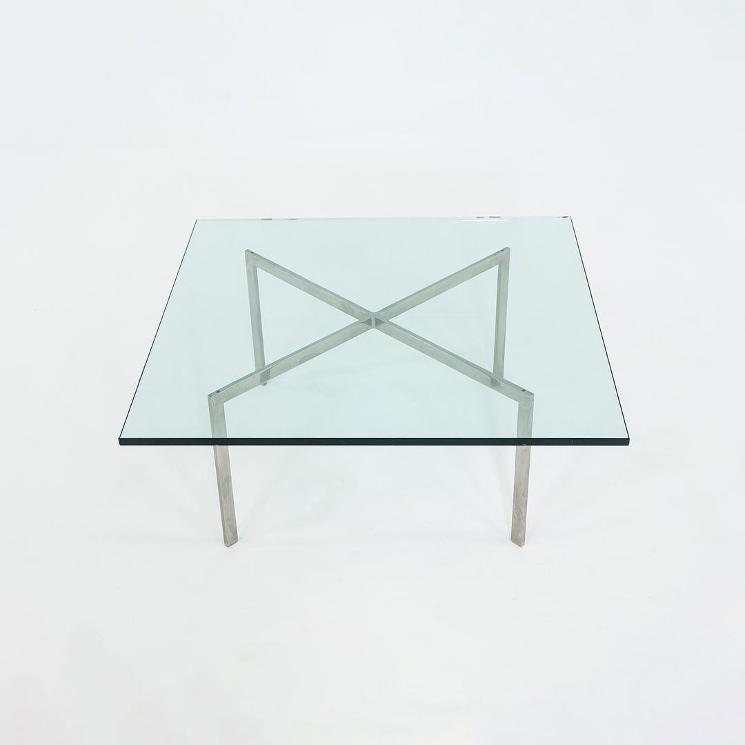 Americano Tavolino Barcelona del 1960 di Mies van der Rohe per Knoll e Gratz Industries in vendita