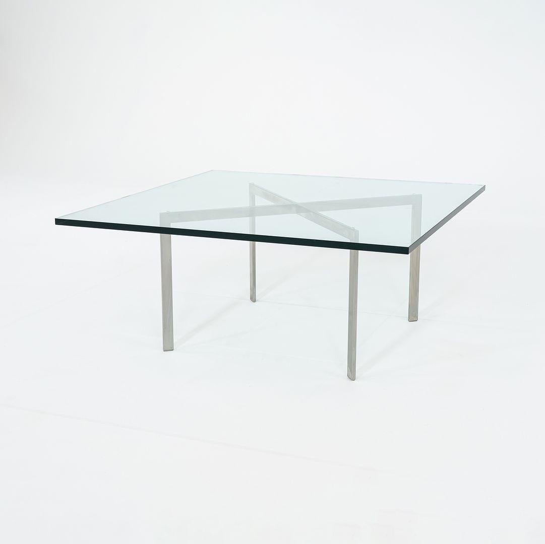 Americano Tavolino Barcelona del 1960 di Mies van der Rohe per Knoll e Gratz Industries in vendita