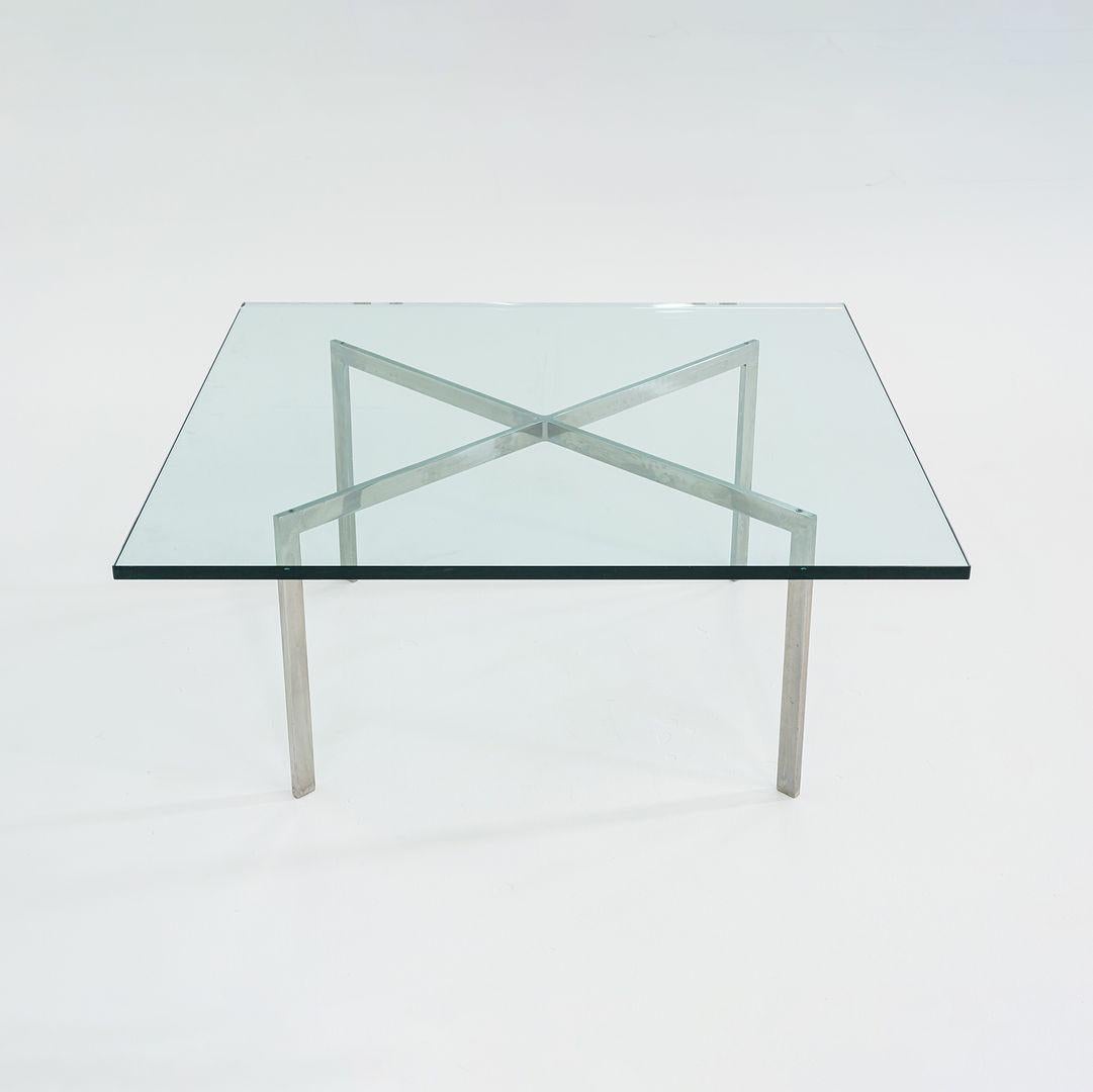 Tavolino Barcelona del 1960 di Mies van der Rohe per Knoll e Gratz Industries In condizioni buone in vendita a Philadelphia, PA