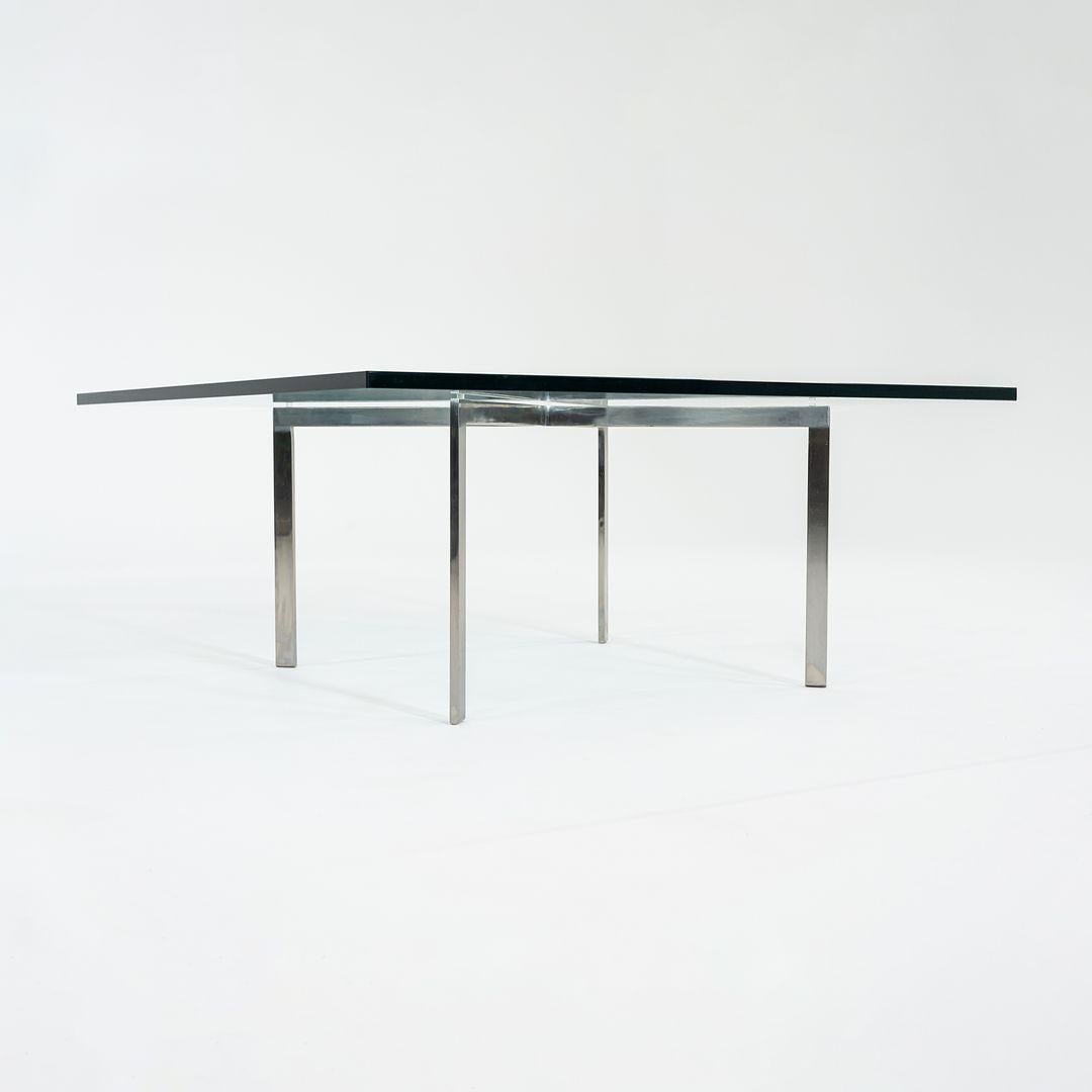 Metà XX secolo Tavolino Barcelona del 1960 di Mies van der Rohe per Knoll e Gratz Industries in vendita