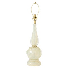Lámpara de mesa de cristal de Murano Barovier E Toso de los años 60