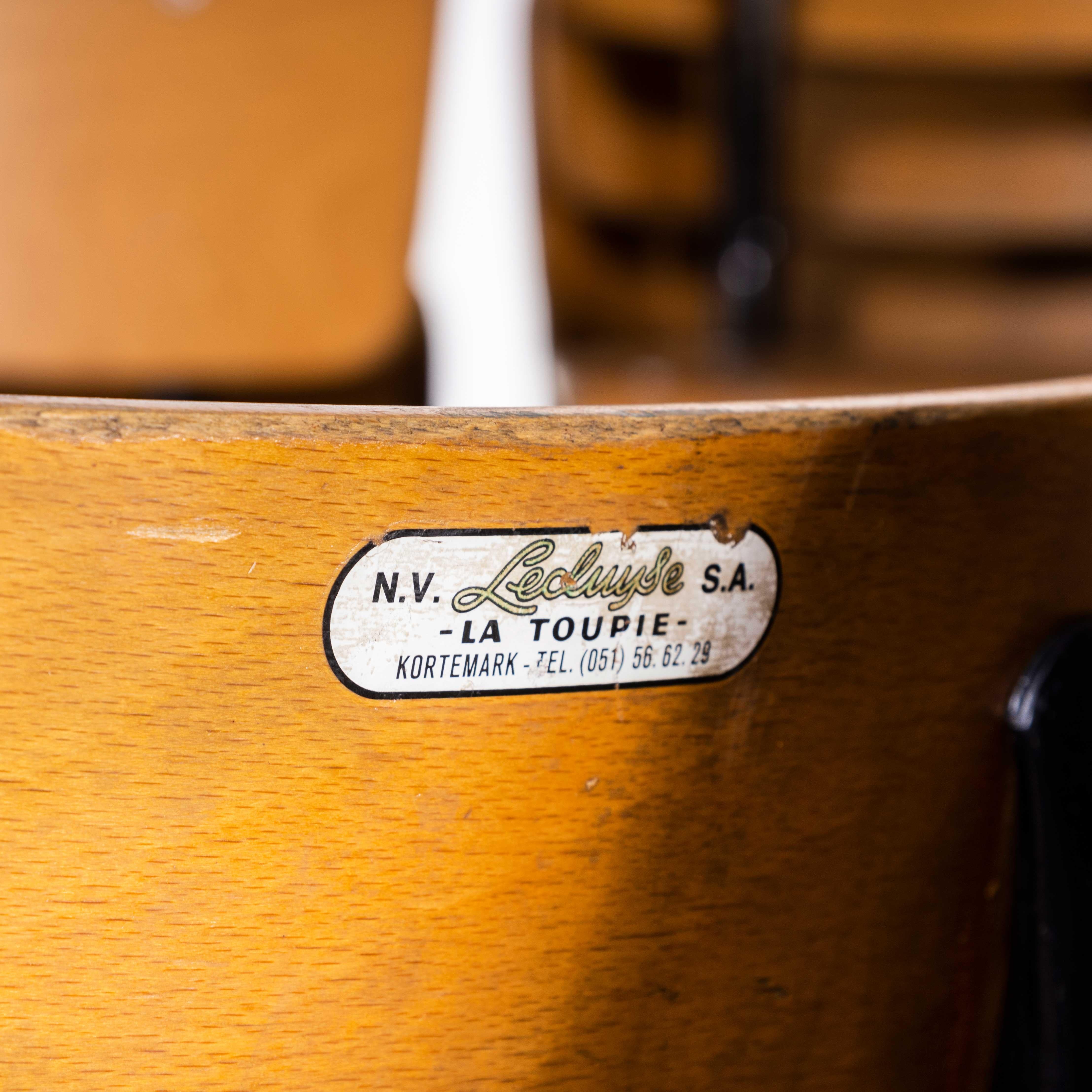 1960's Batch Of Belgian Stacking School Chairs - Set Of Eighteen 5