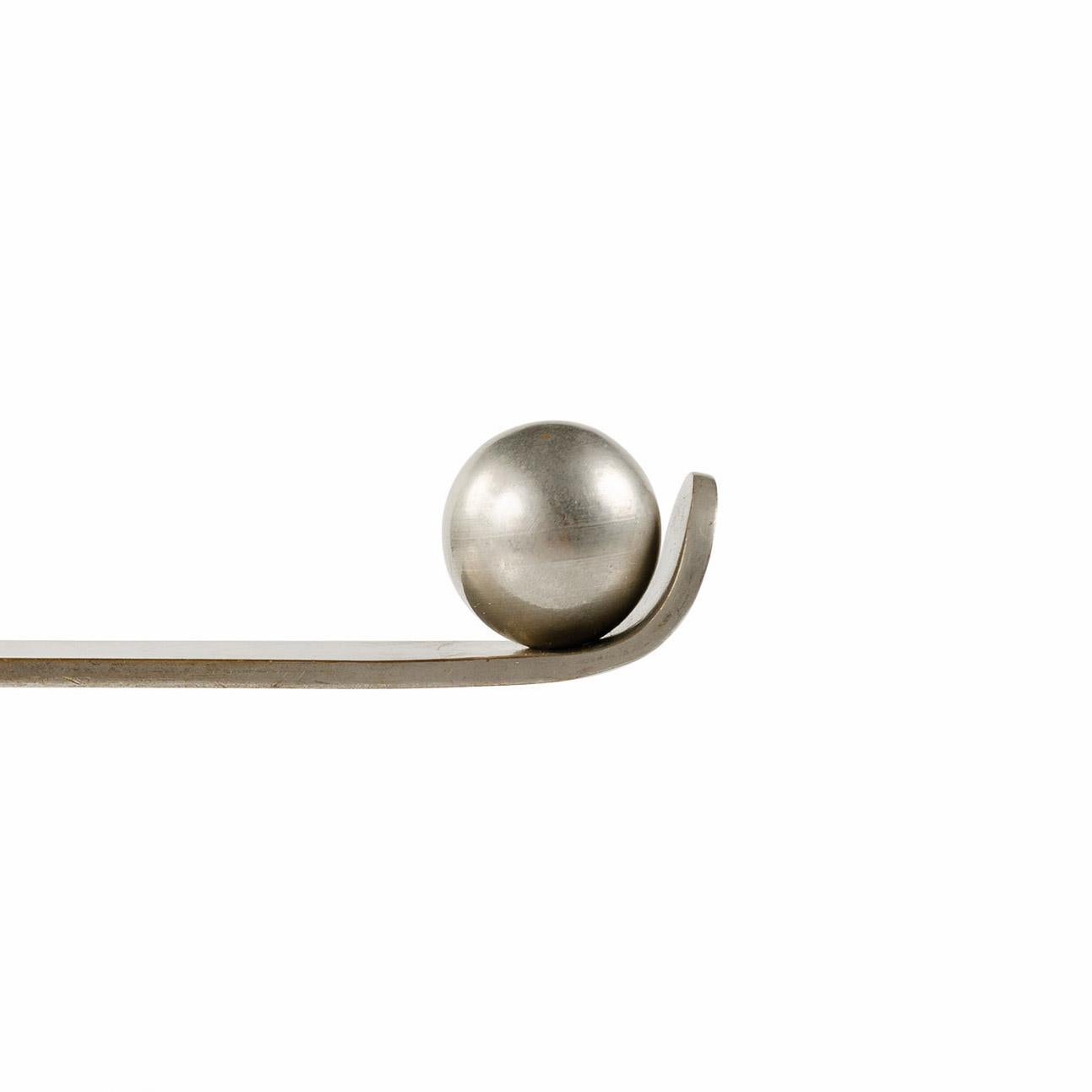 1960s Bauhaus Inspired Wall Hook In Good Condition In Sagaponack, NY