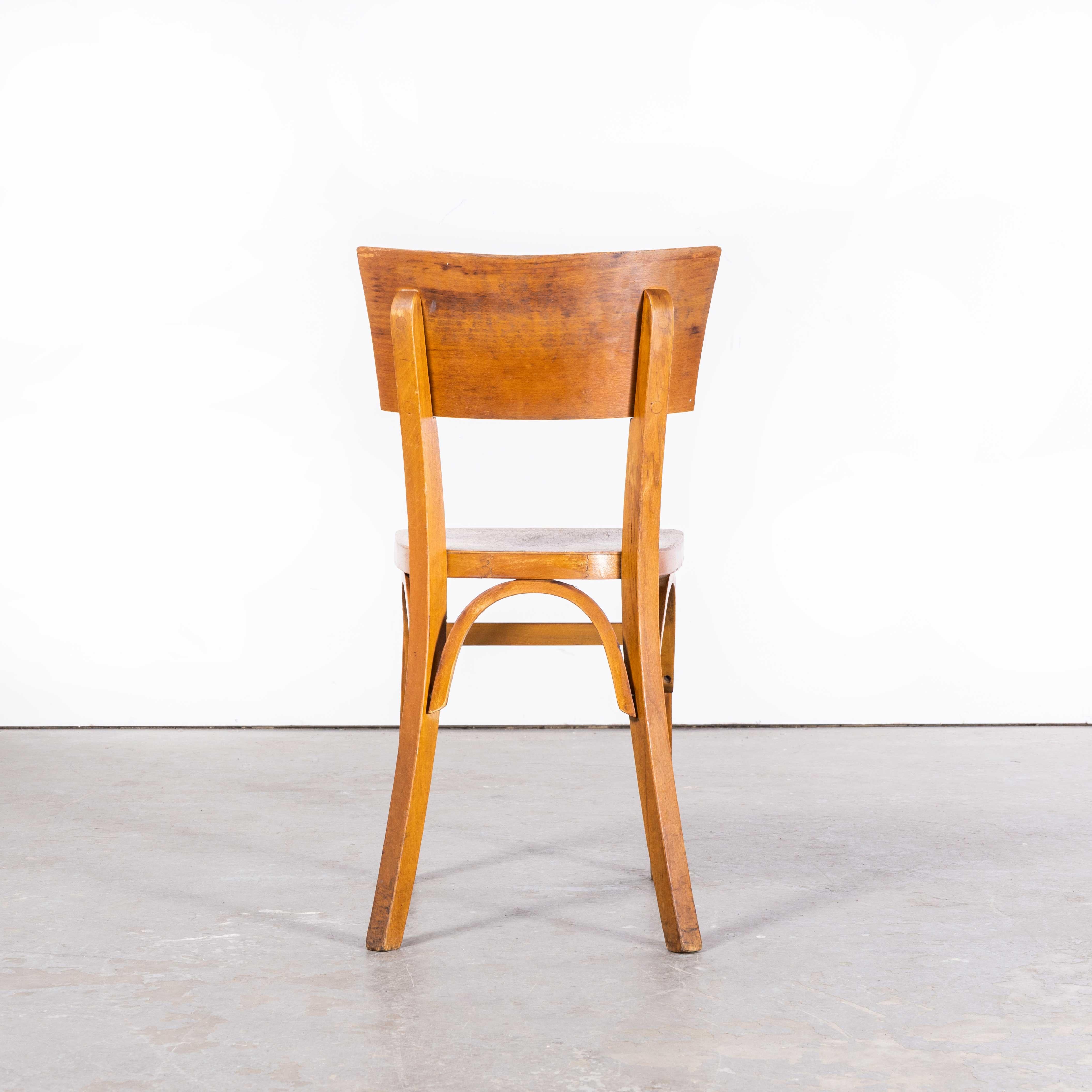 1960s Baumann Deep Back Bistro Dining Chairs - Set of Nine 4