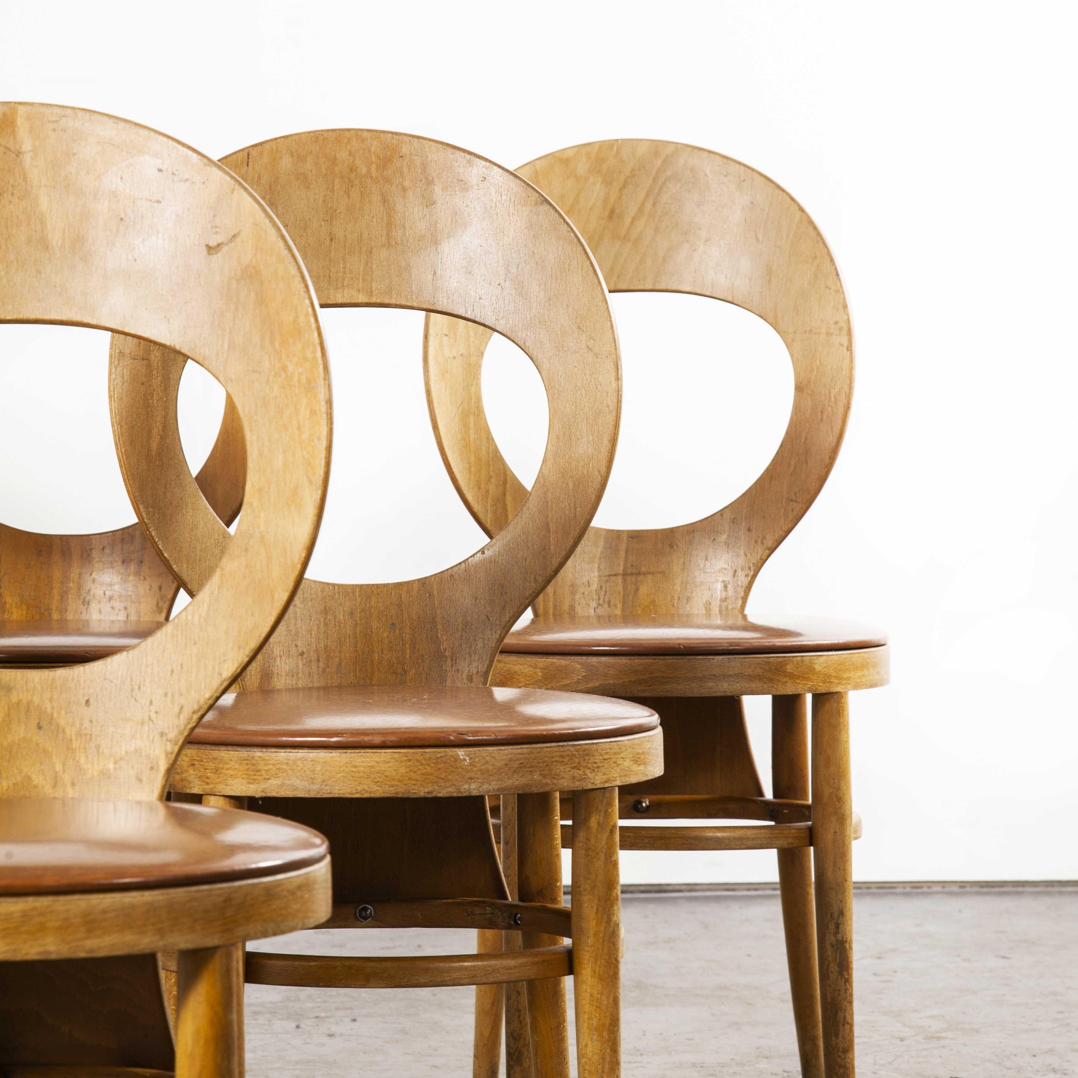 1960s Baumann Dining Chair, Mouette, Set of Six In Good Condition In Hook, Hampshire