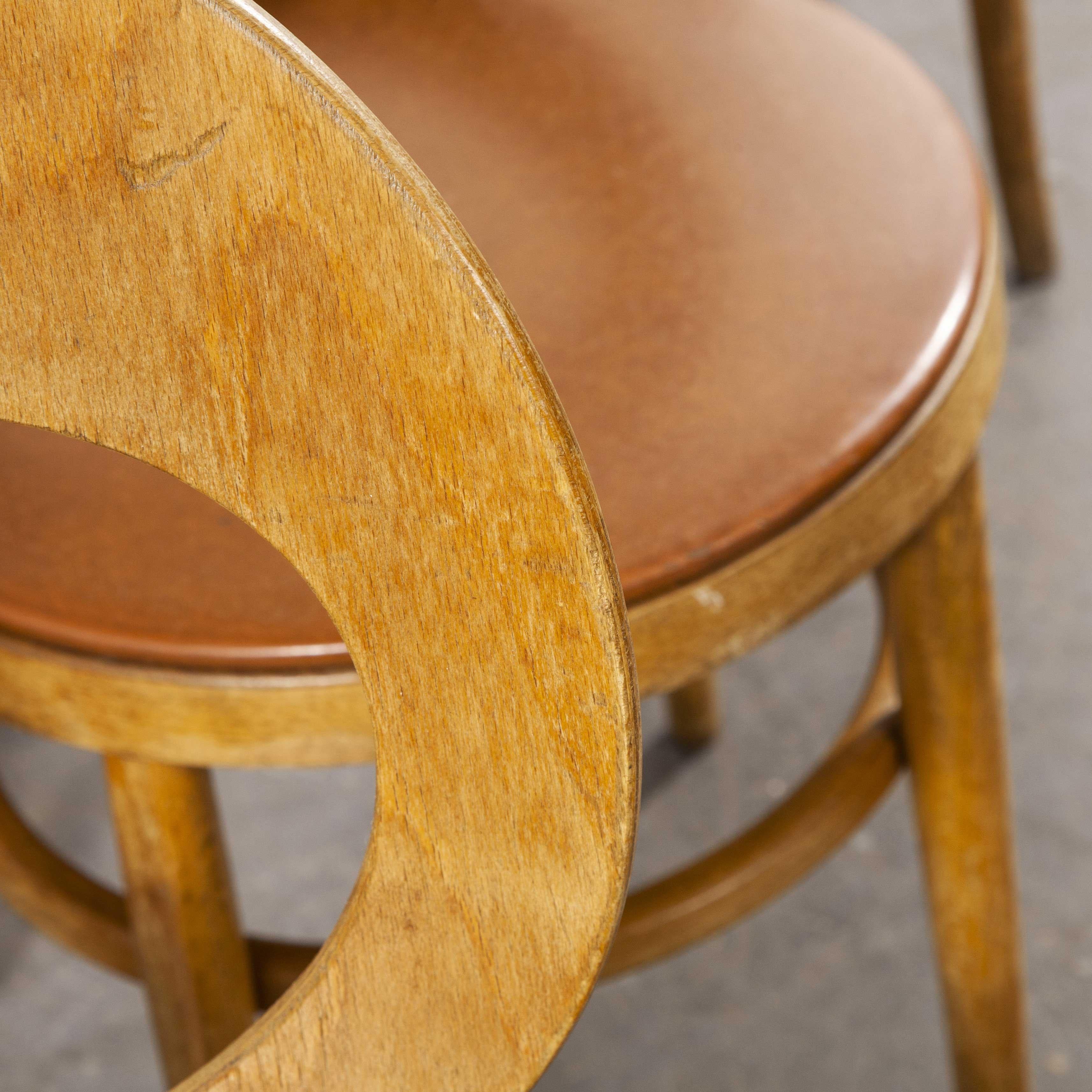 Bentwood 1960s Baumann Dining Chair, Mouette, Set of Six
