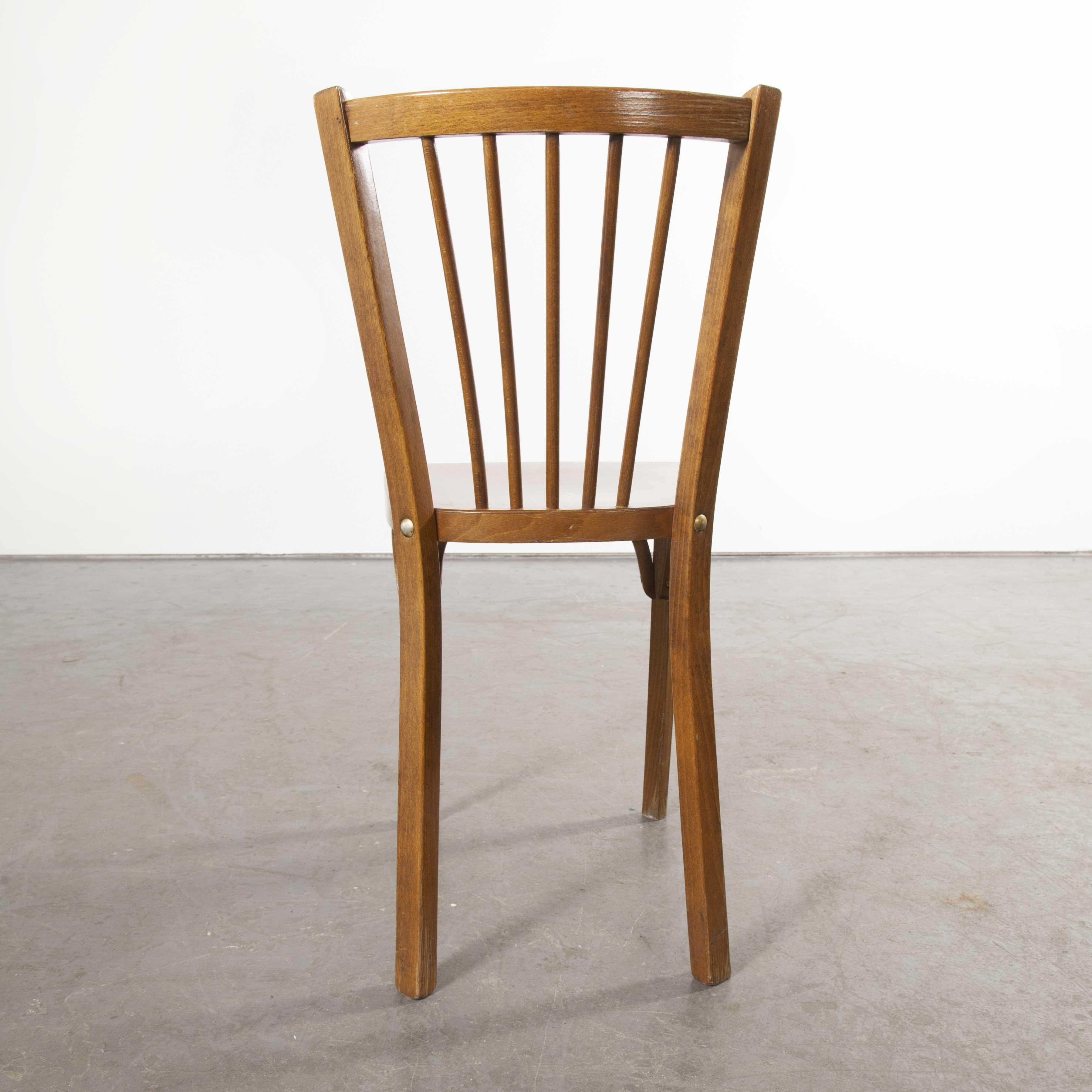 1960s Baumann French Bentwood Classic Bistro Dining Chair, Set of Twelve 6