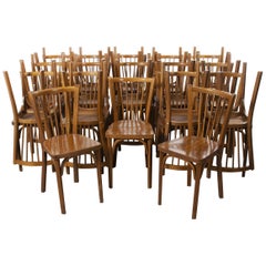 1960's Baumann French Bentwood Classic Bistro Dining Chair - Various Quantities