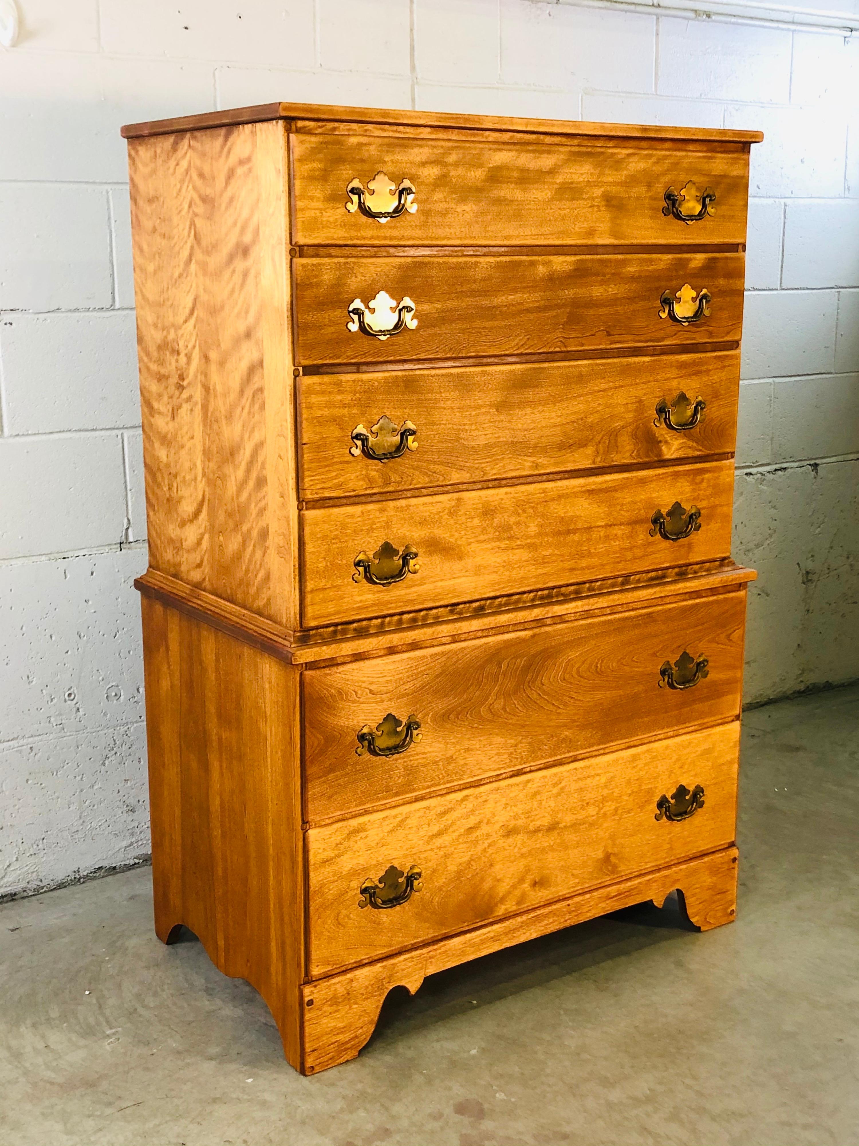 vintage maple dresser