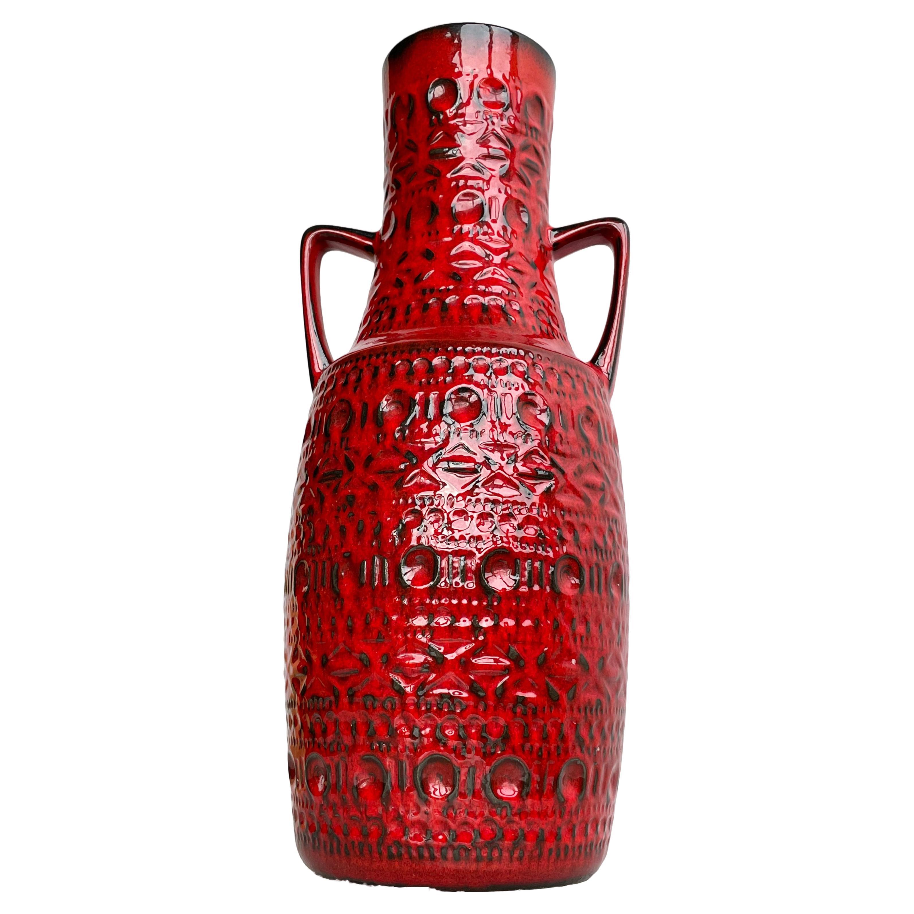 Vase Bodo Mans pour Bay Keramik, Allemagne de l'Ouest, vers 1970
