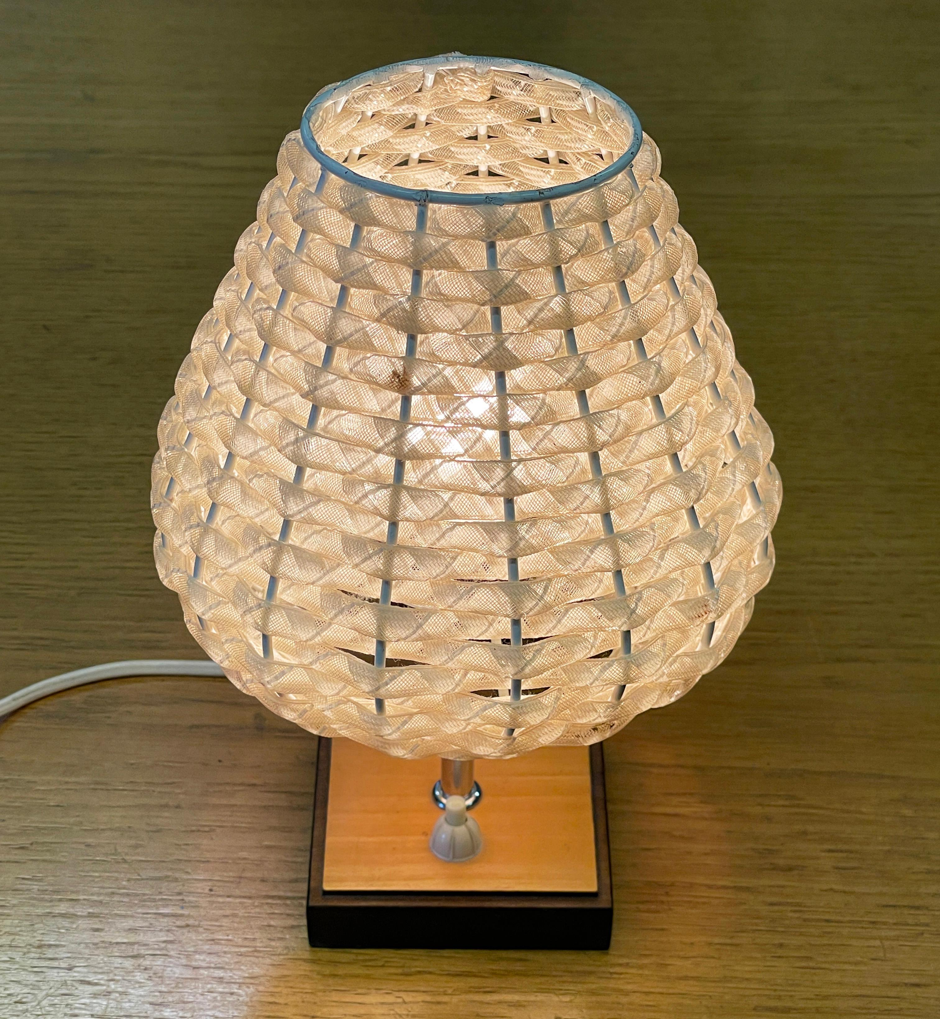Mid-Century Modern 1960's Bedside Table Lamp For Sale