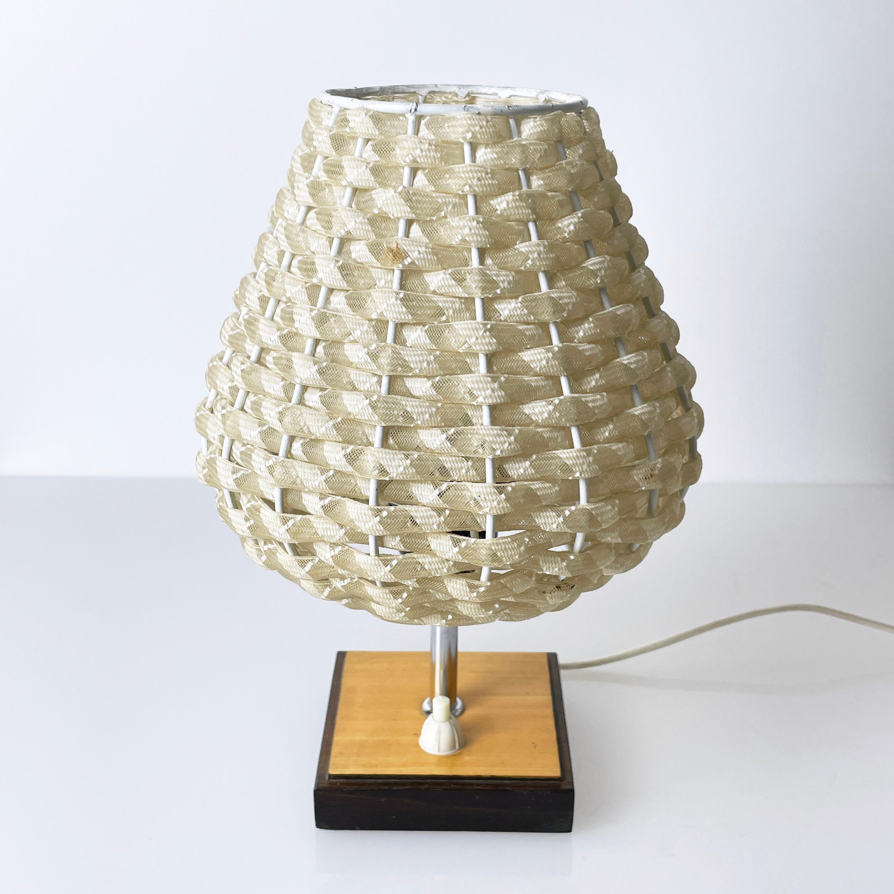Swiss 1960's Bedside Table Lamp For Sale