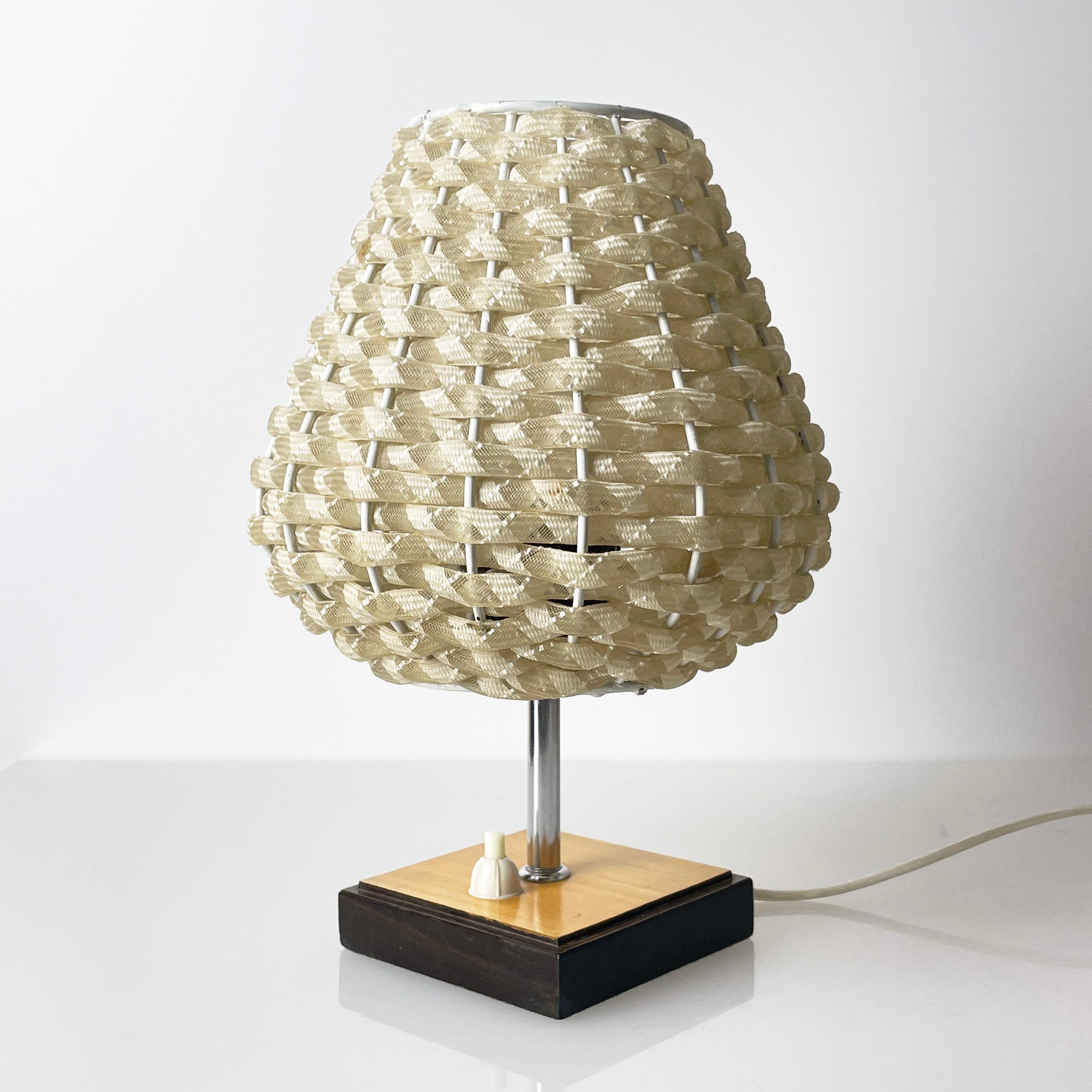 Synthetic 1960's Bedside Table Lamp For Sale
