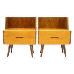 1960s Bedside Tables, Czechoslovakia