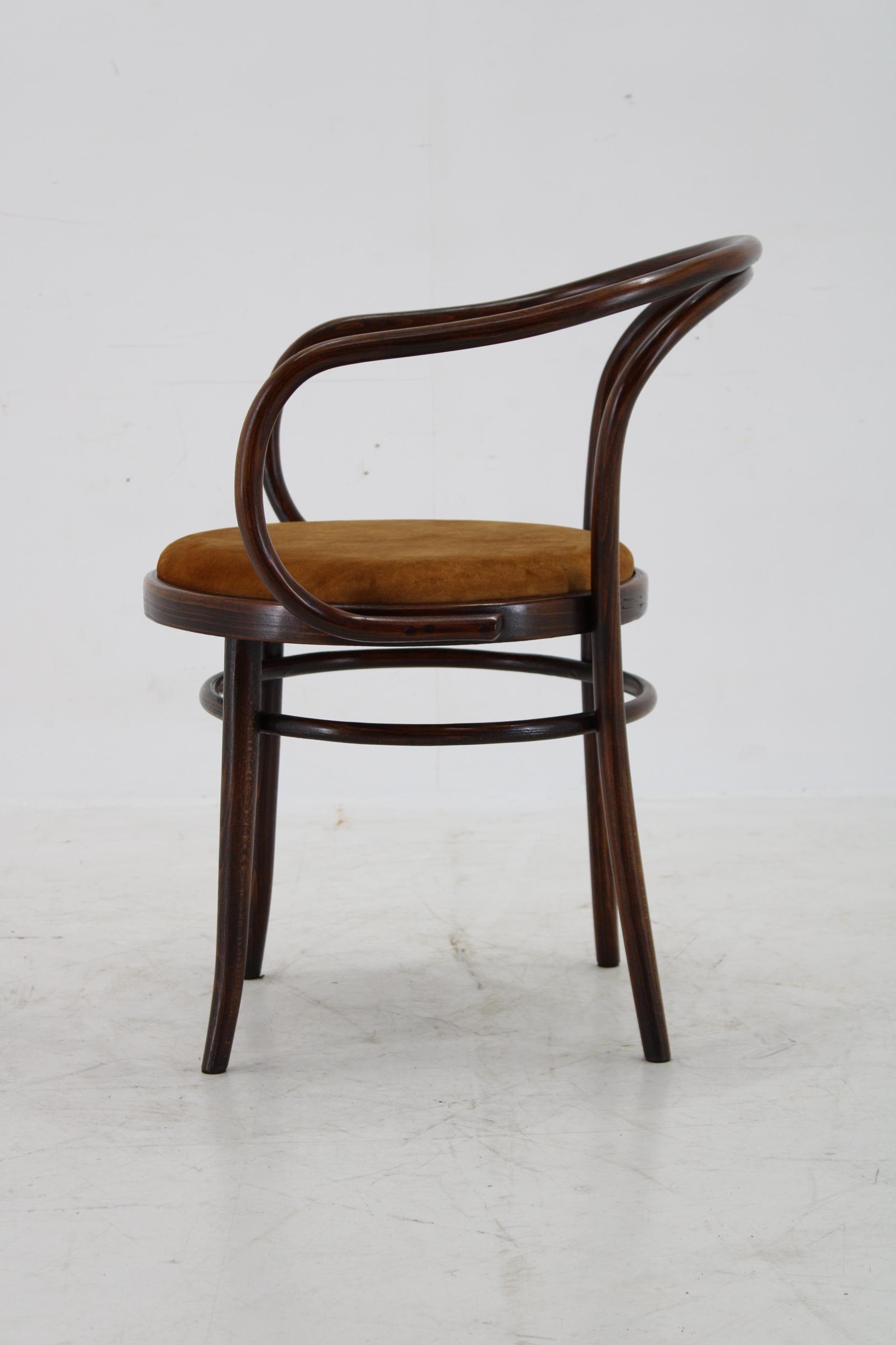 Mid-20th Century 1960s Beech Armchair by TON, Czechoslovakia For Sale