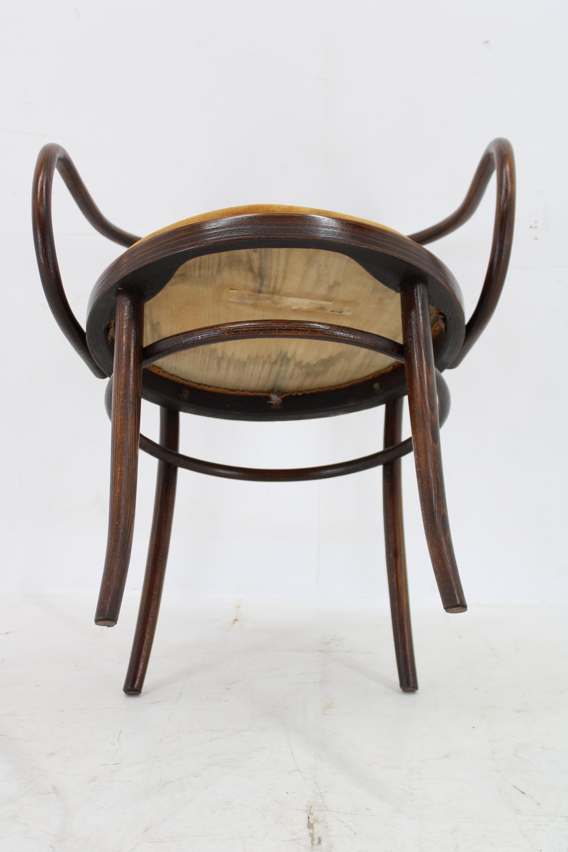1960s Beech Armchair by TON, Czechoslovakia For Sale 4