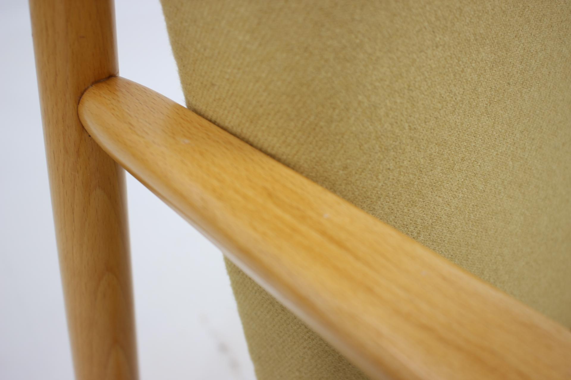 1960s Beech Armchair, Czechoslovakia For Sale 1