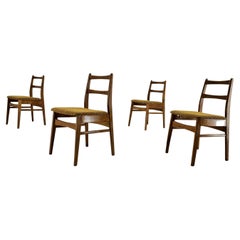 Vintage 1960s Beech Dining Chairs, Czechoslovakia