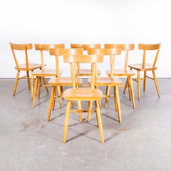 1960s Beechwood Dining Chair by Ton, Set of Eight
