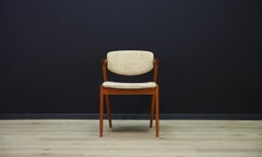 1960s Beige Kai Kristiansen Teak Chairs Vintage Classic