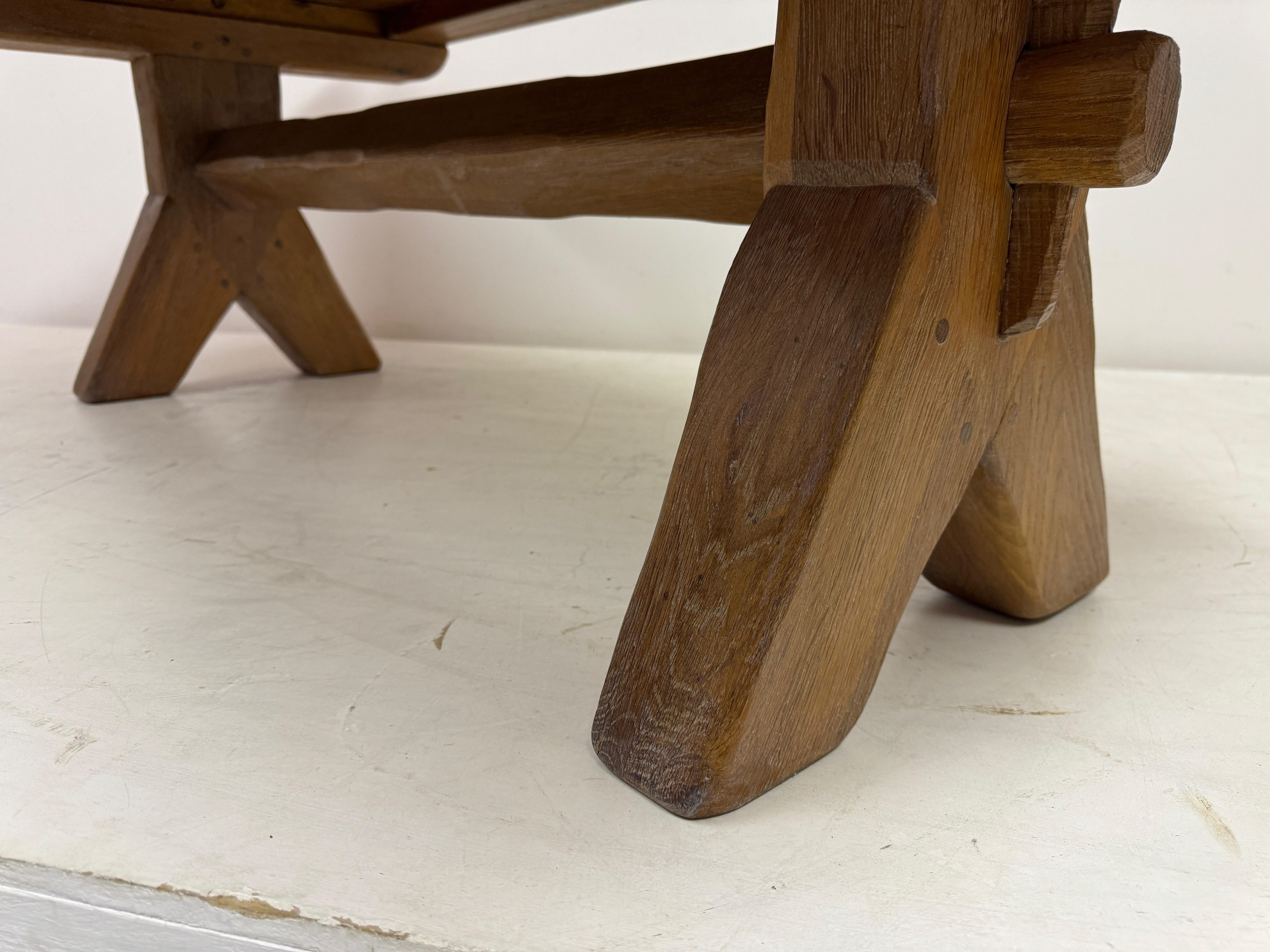 1960s Belgian Brutalist Coffee Table By De Puydt For Sale 5