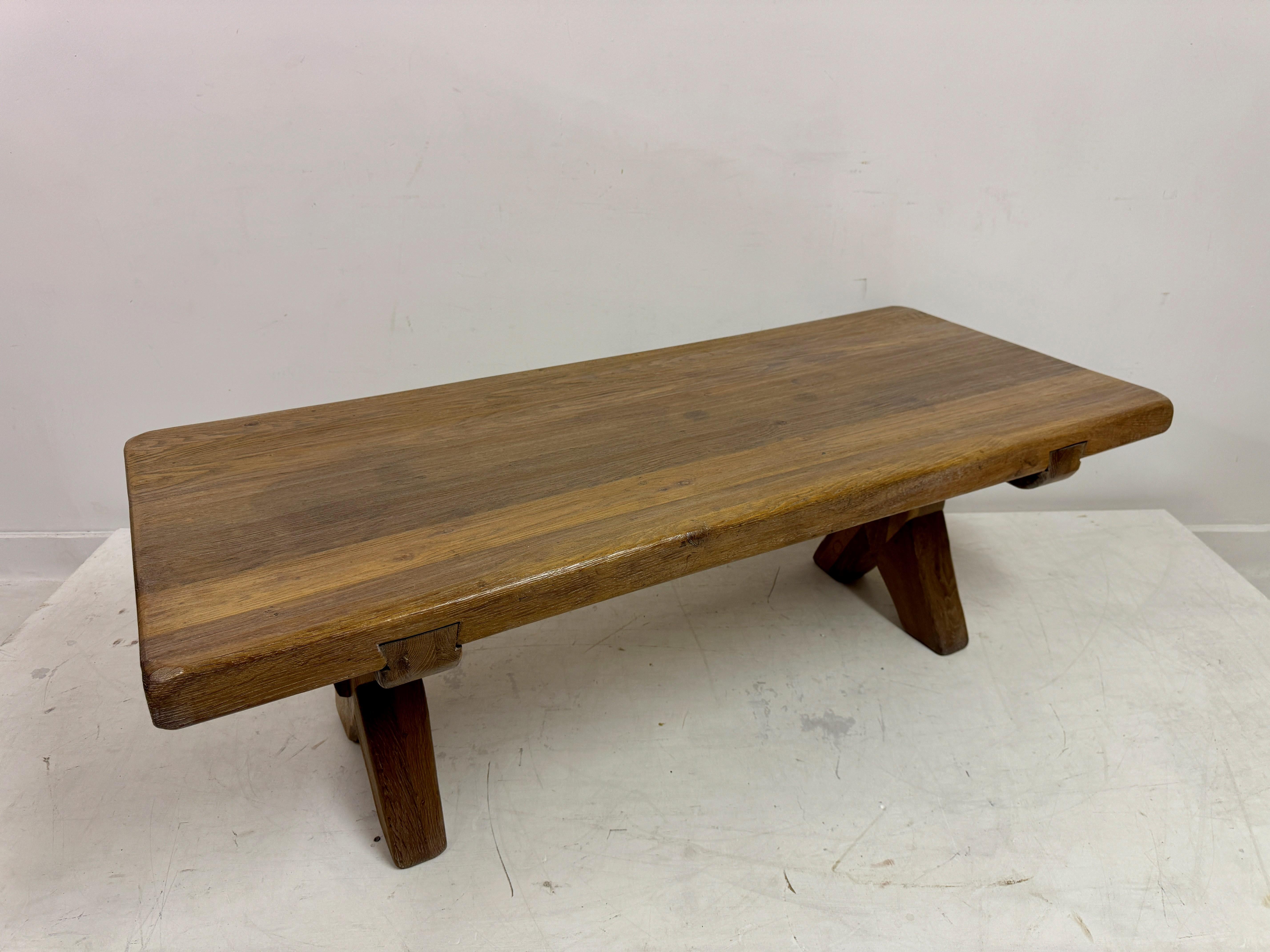 1960s Belgian Brutalist Coffee Table By De Puydt For Sale 6