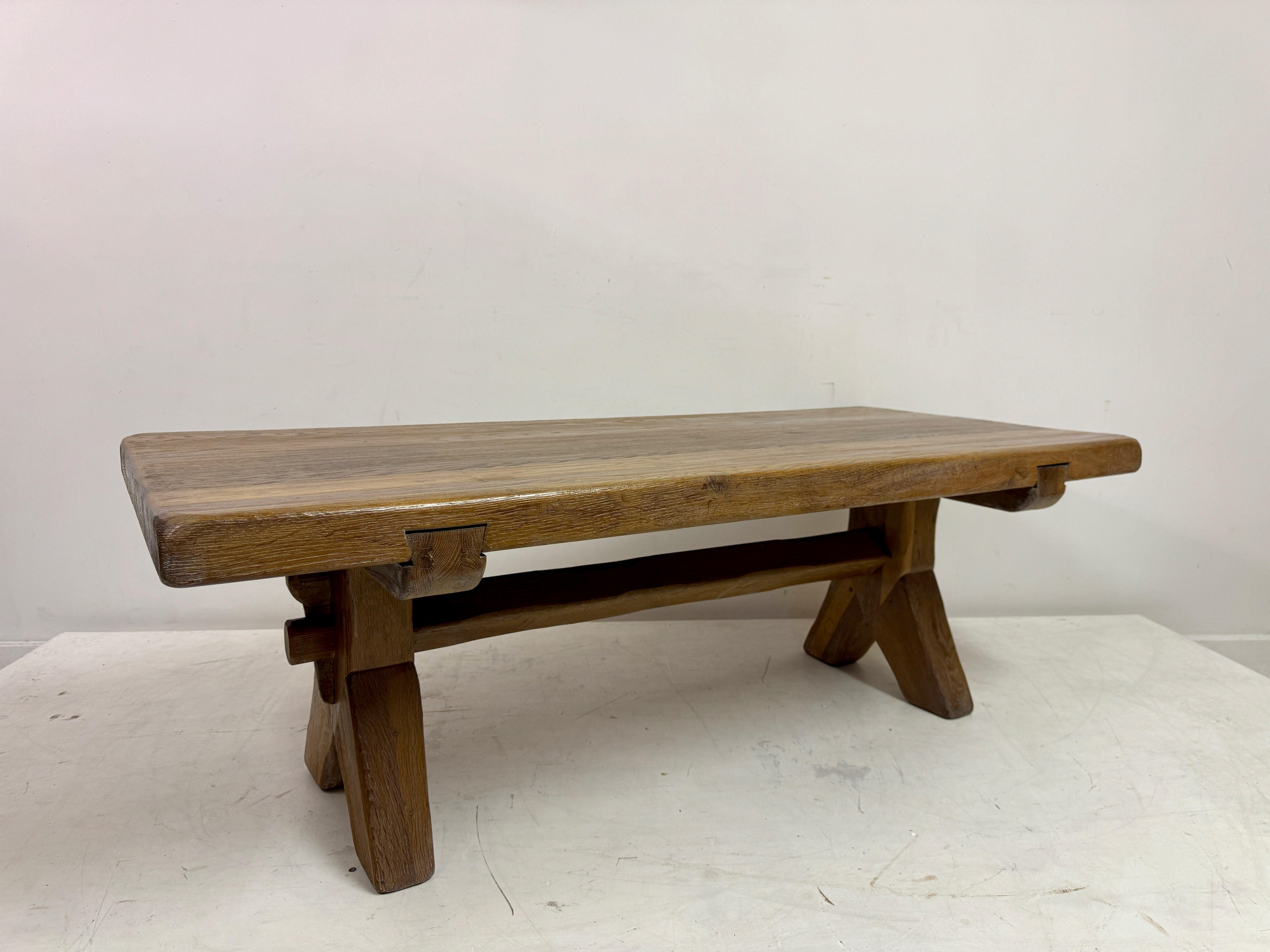 1960s Belgian Brutalist Coffee Table By De Puydt For Sale 7