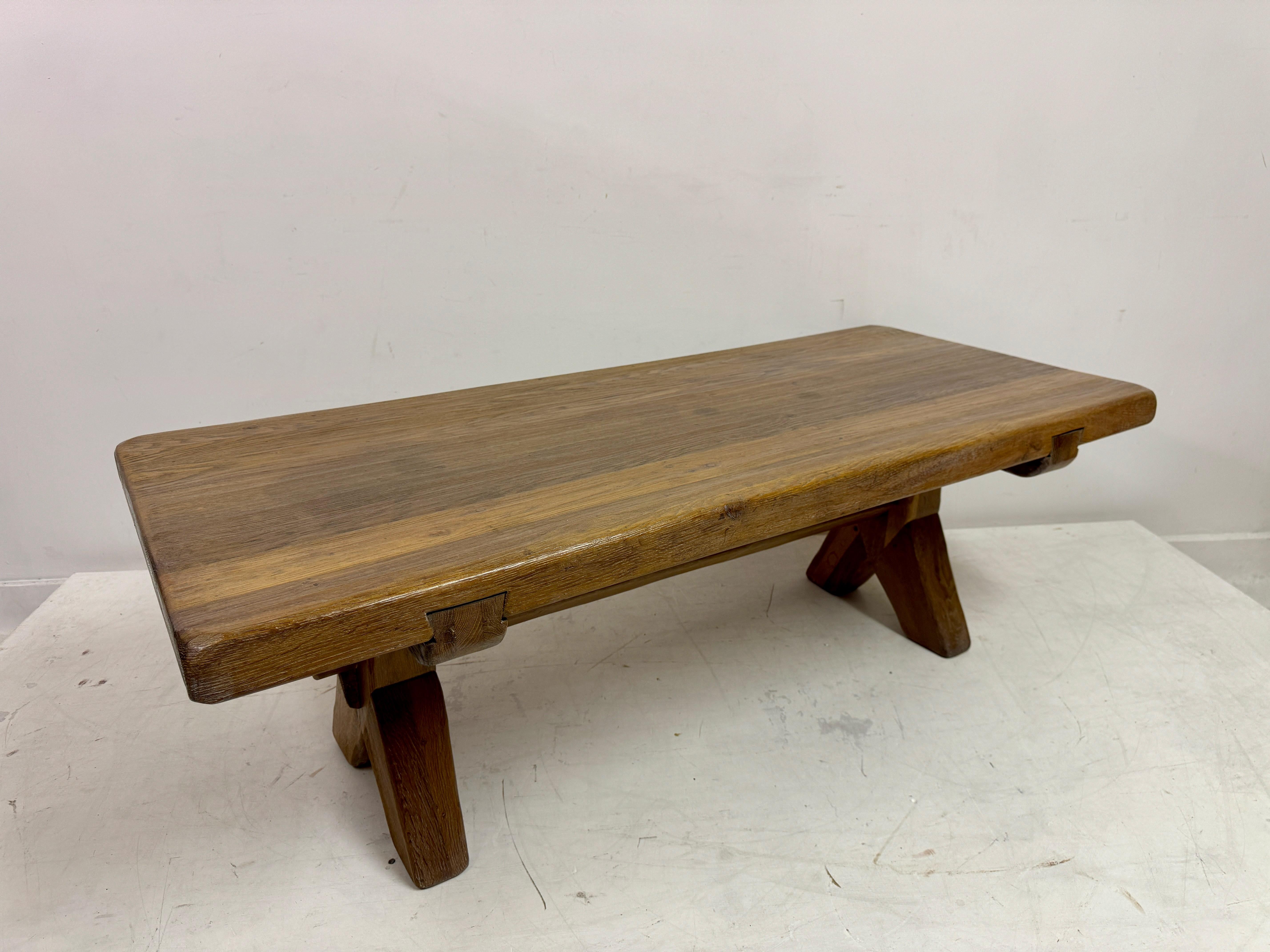 1960s Belgian Brutalist Coffee Table By De Puydt For Sale 8