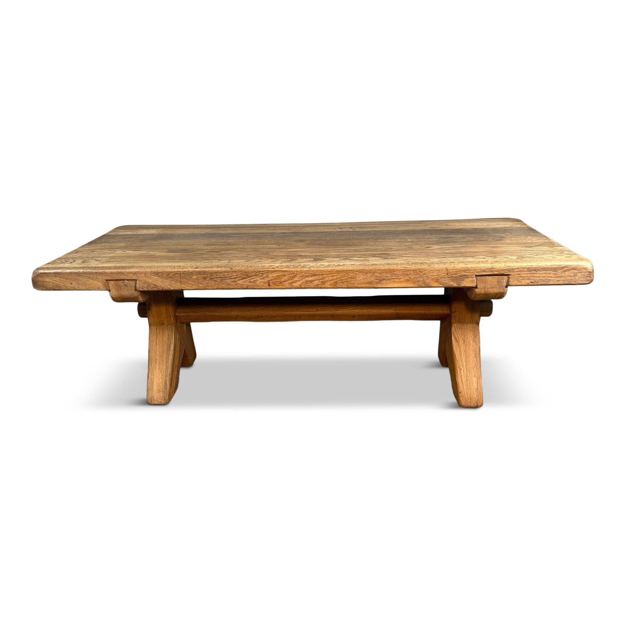 20th Century 1960s Belgian Brutalist Coffee Table by De Puydt For Sale