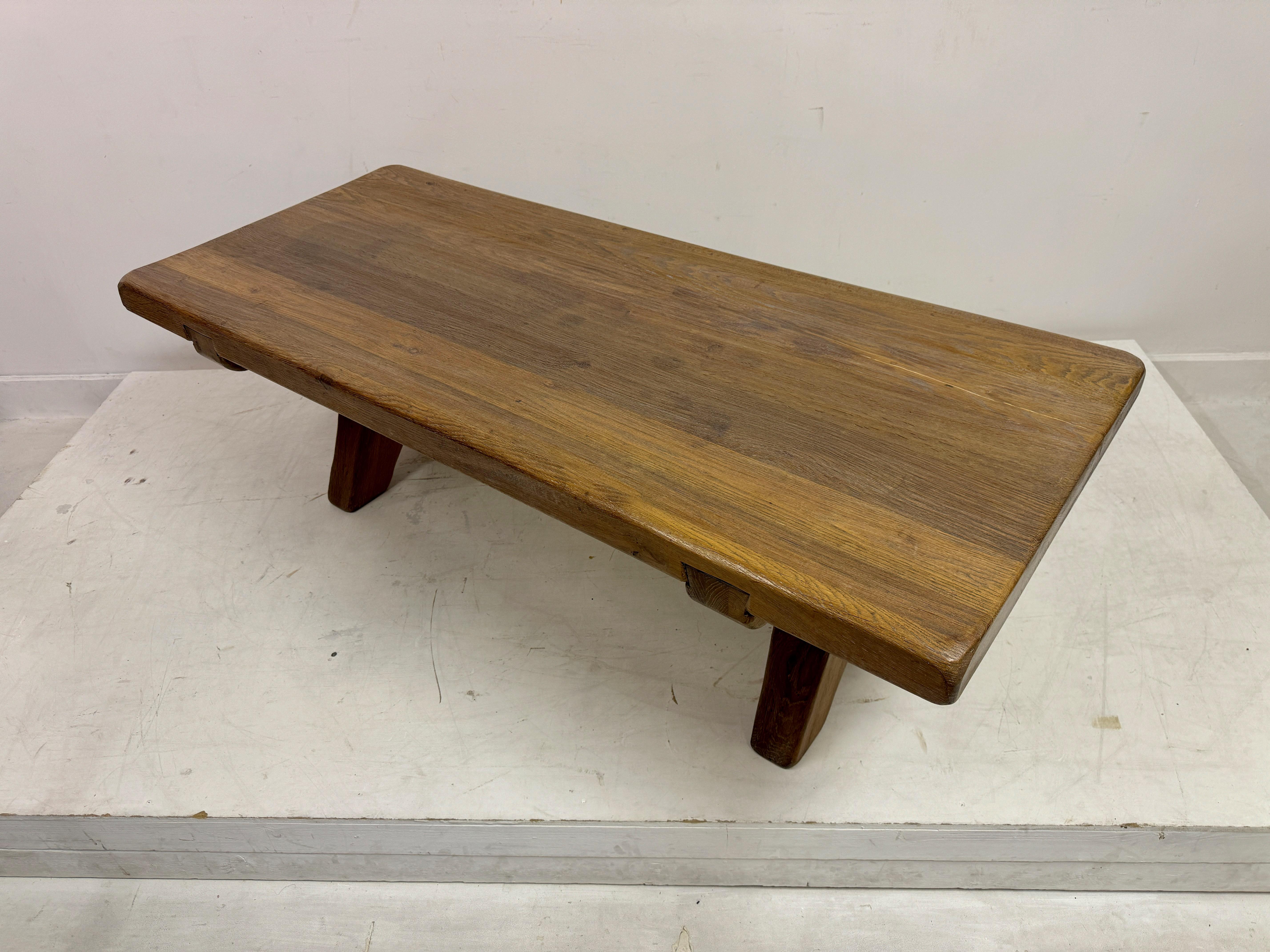 1960s Belgian Brutalist Coffee Table By De Puydt For Sale 1