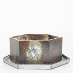 Belgischer Keramik-Pflanzgefäß aus den 1960er Jahren