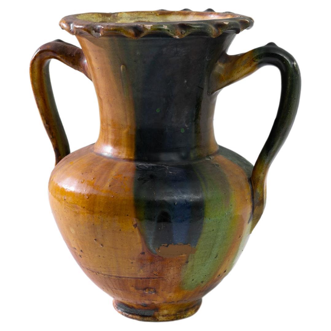 1960s Belgian Ceramic Vase For Sale