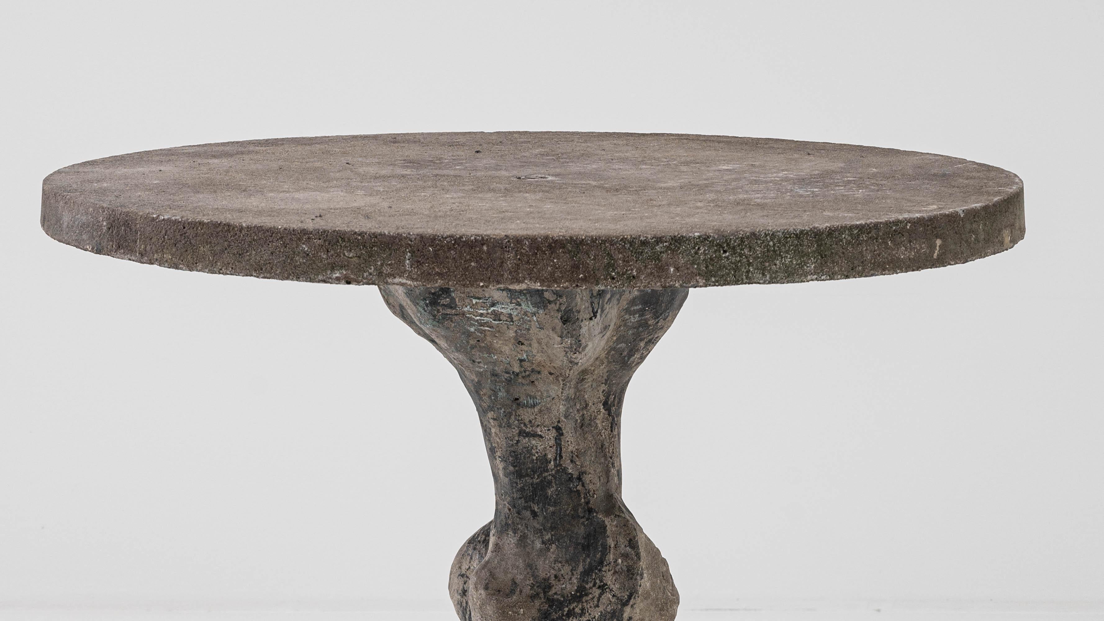 Mid-20th Century 1960s Belgian Concrete Garden Table