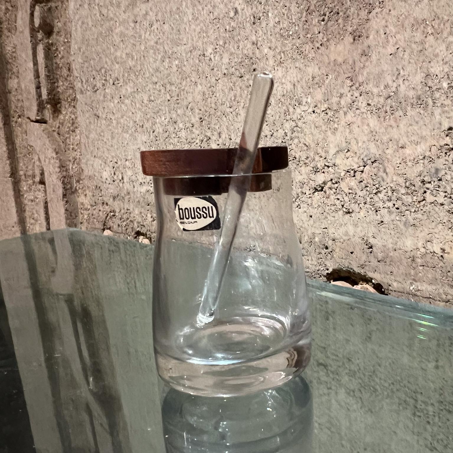 1960s Belgian Glass Jar Dispenser Boussu Belgium For Sale 1