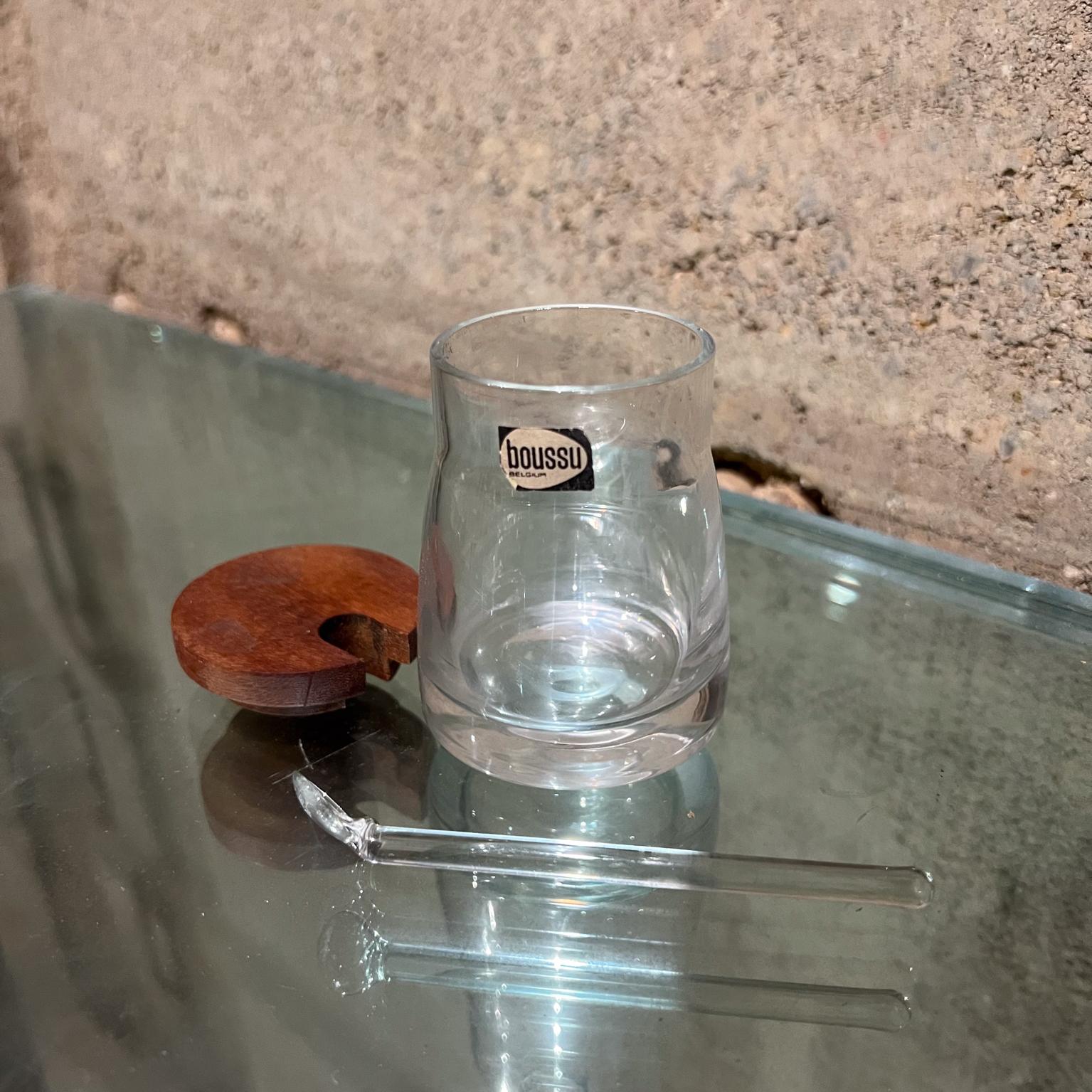 1960s Belgian Glass Jar Dispenser Boussu Belgium For Sale 2