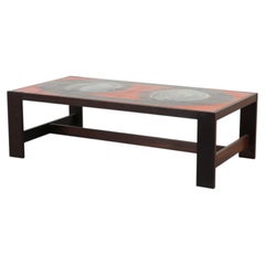 Table basse en céramique belge des années 1960 par J. Belarti